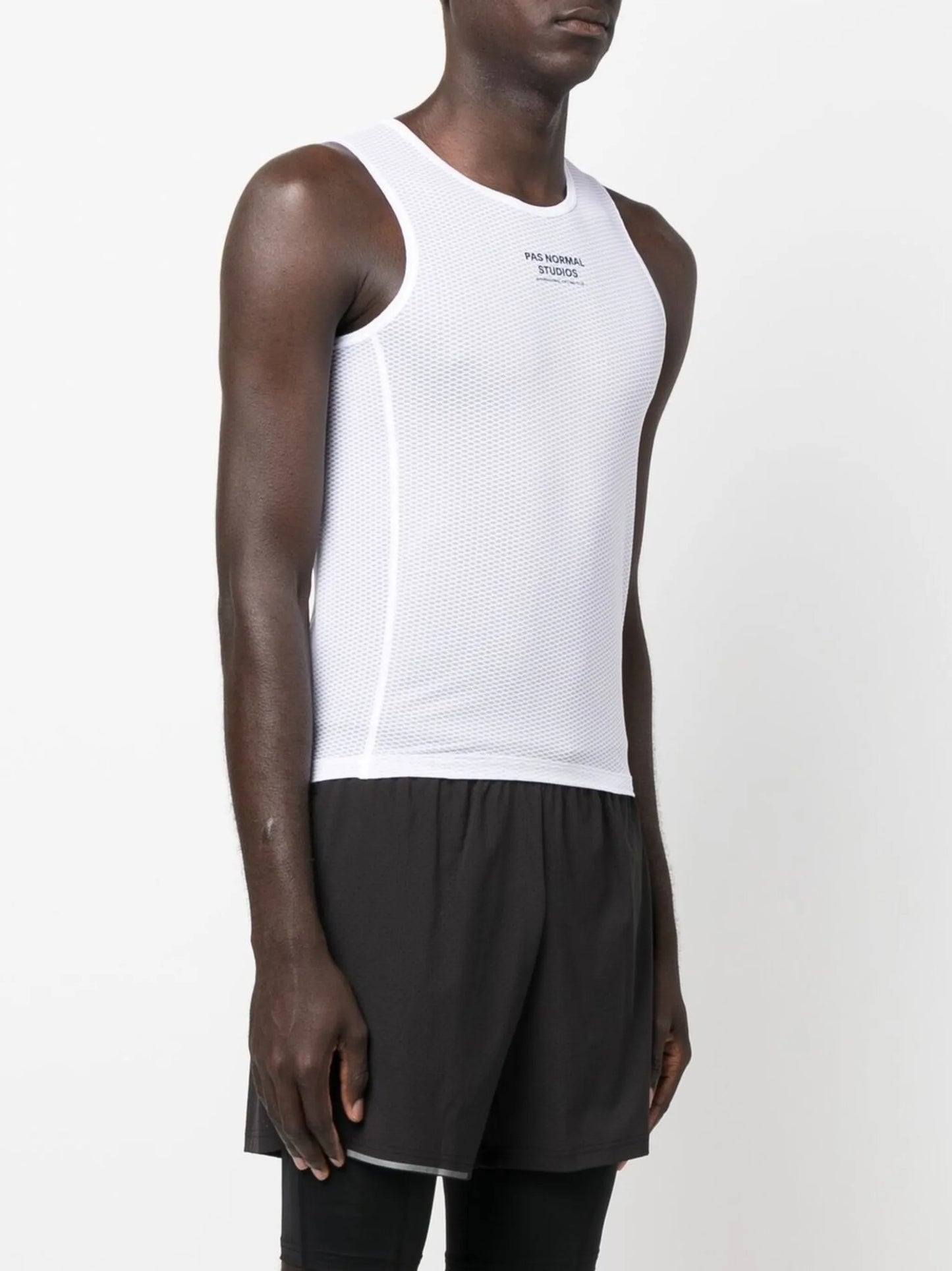 logo-print tank top