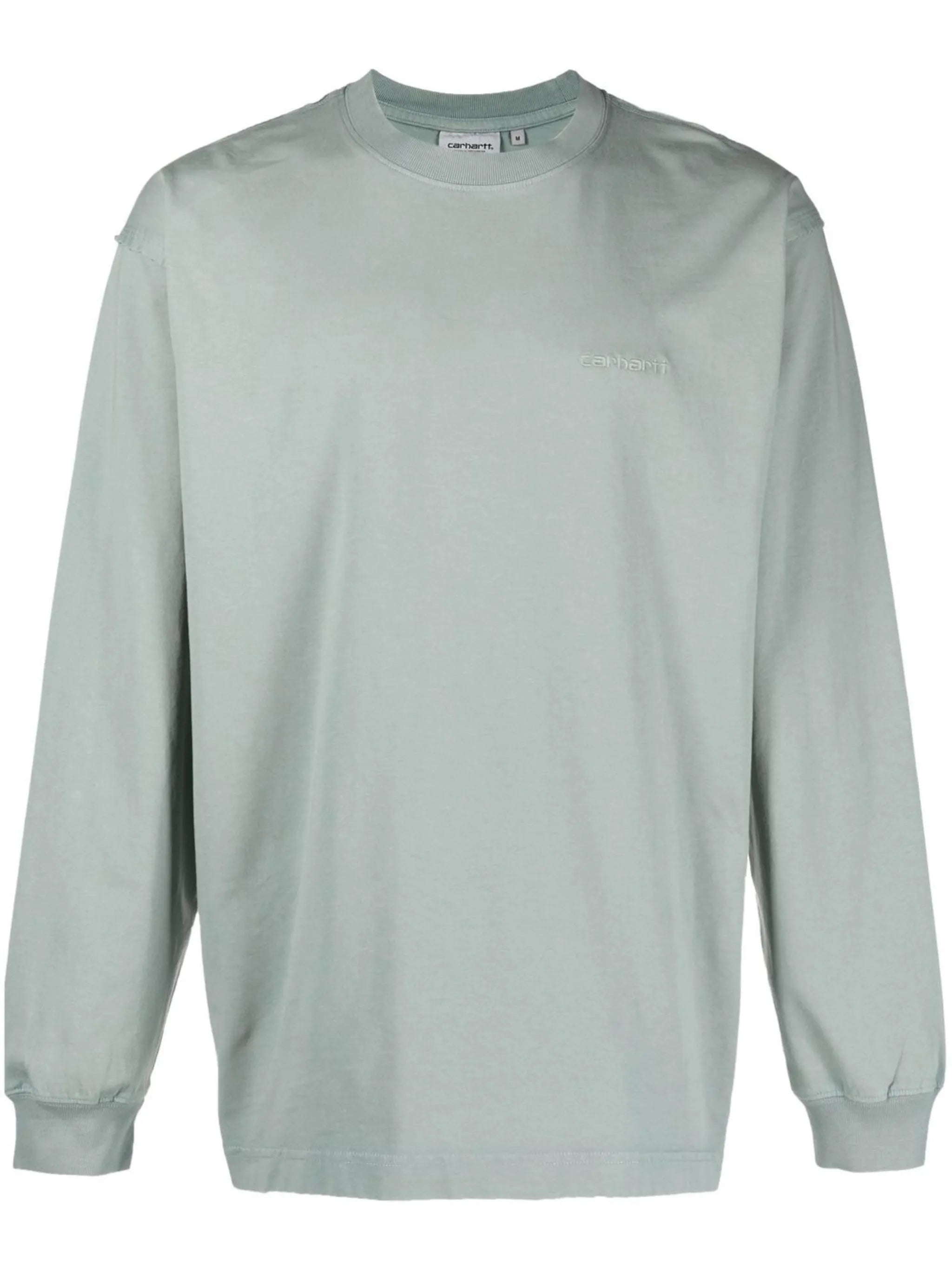 Marfa long-sleeve logo-embroidered T-shirt
