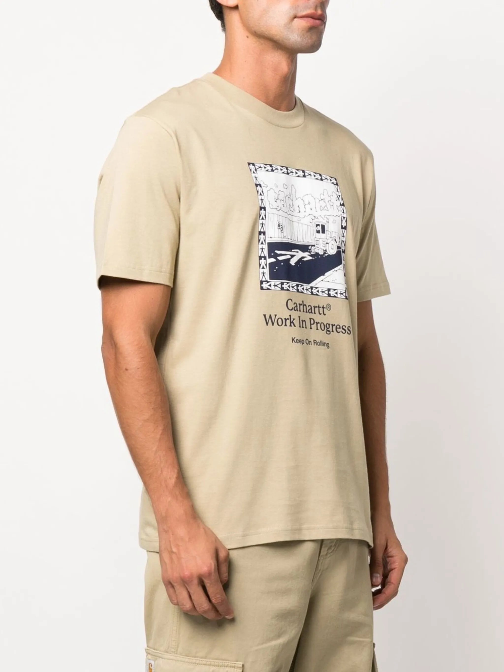 Work In Progress print T-shirt