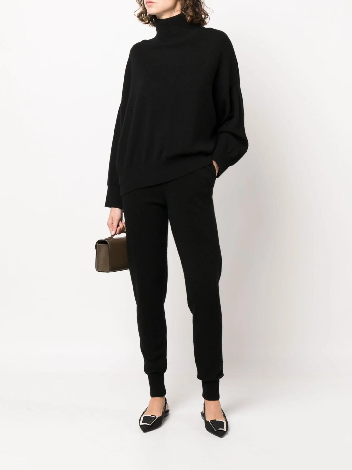 long-sleeve roll-neck jumper