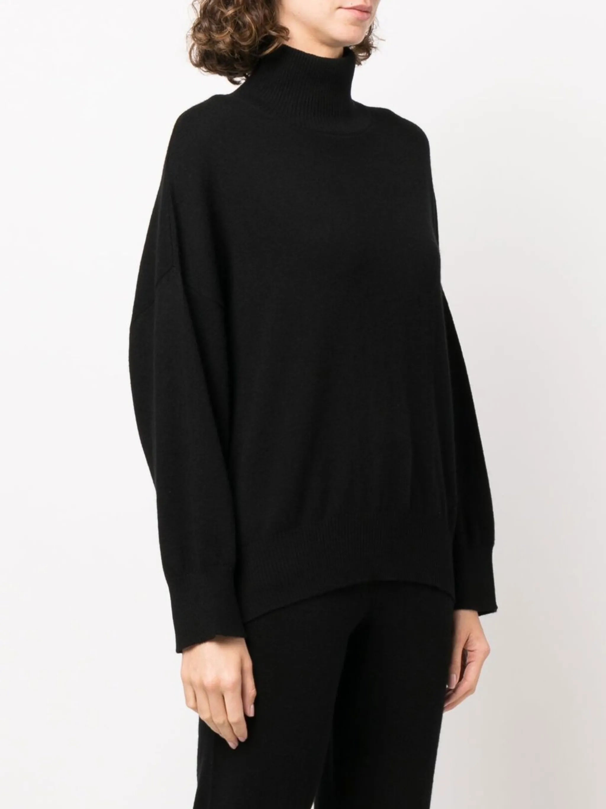 long-sleeve roll-neck jumper