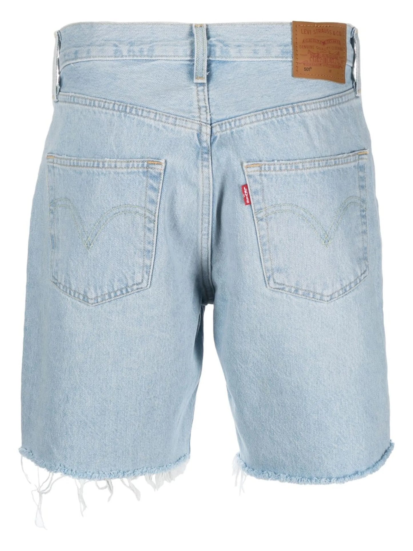 501 distressed denim shorts