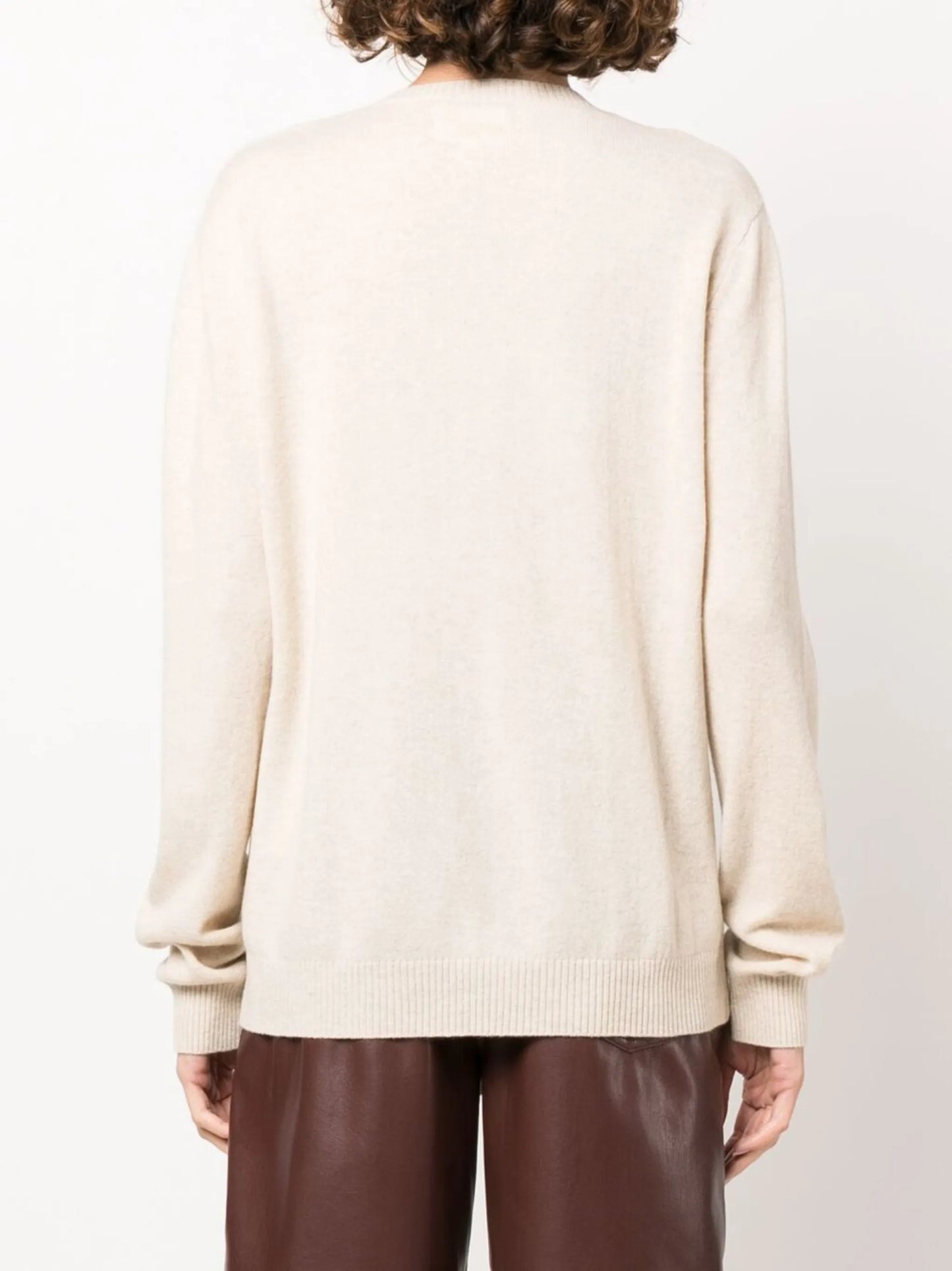V-neck cashmere jumper