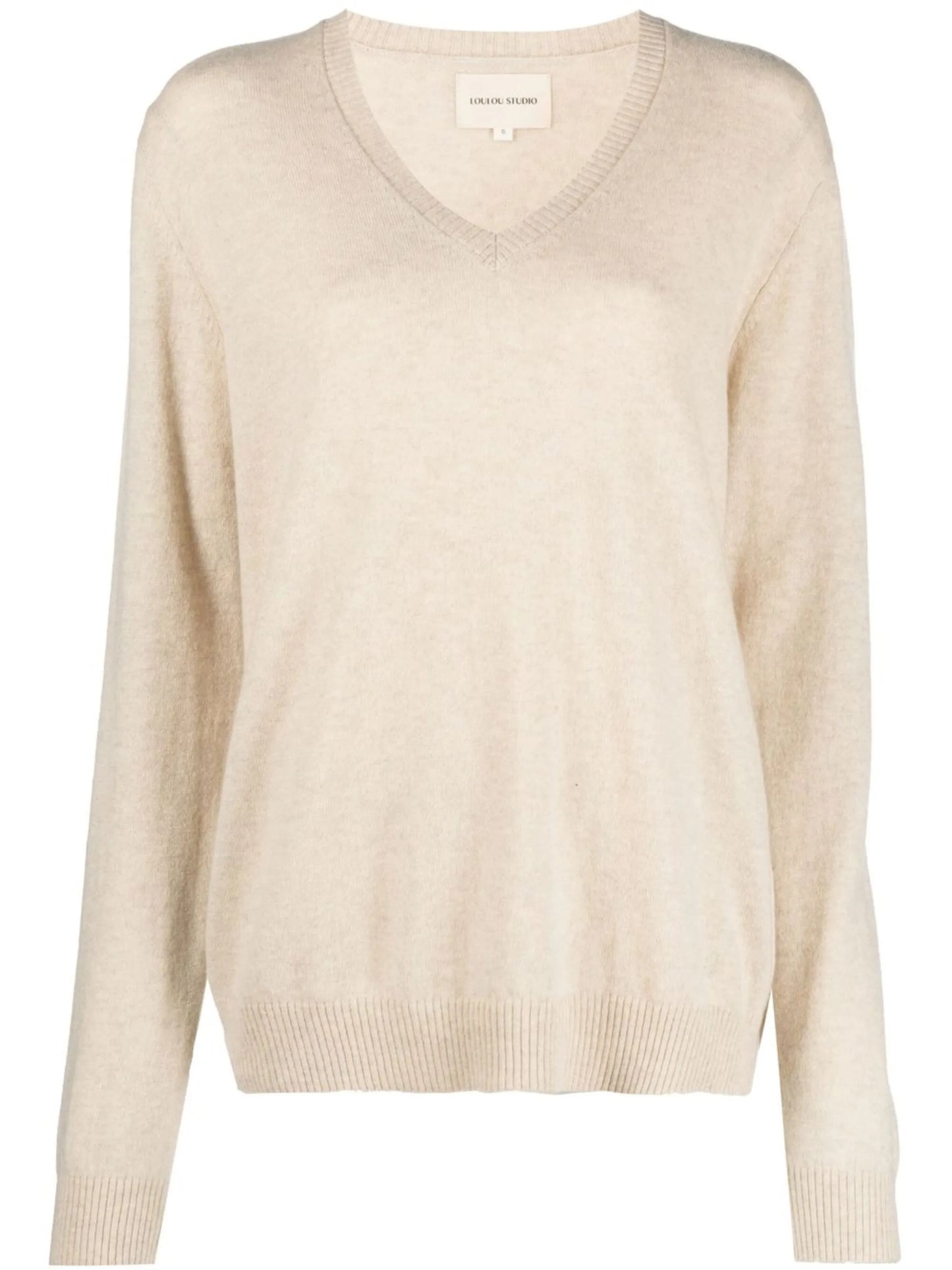 V-neck cashmere jumper