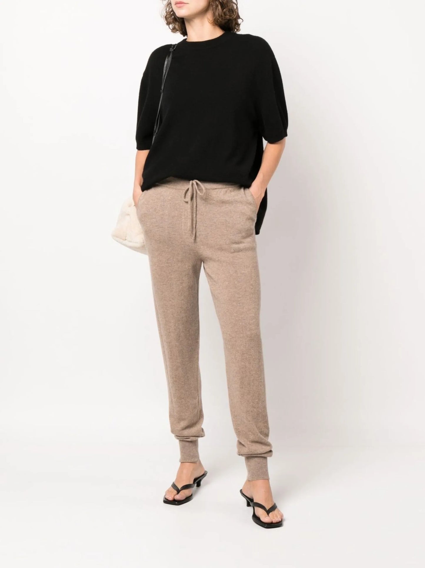 Maddalena drawstring track pants