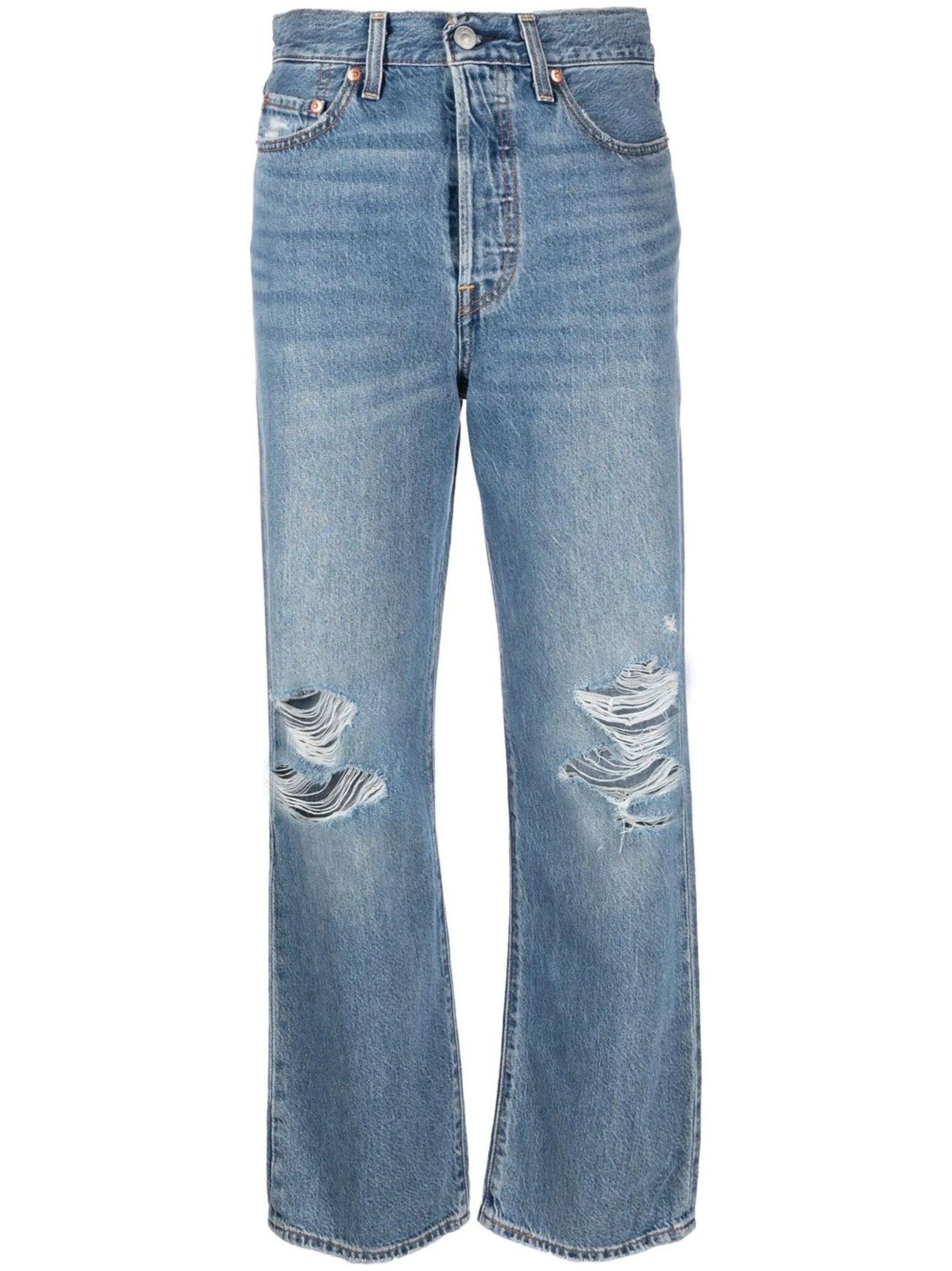 Ribcage straight-leg jeans