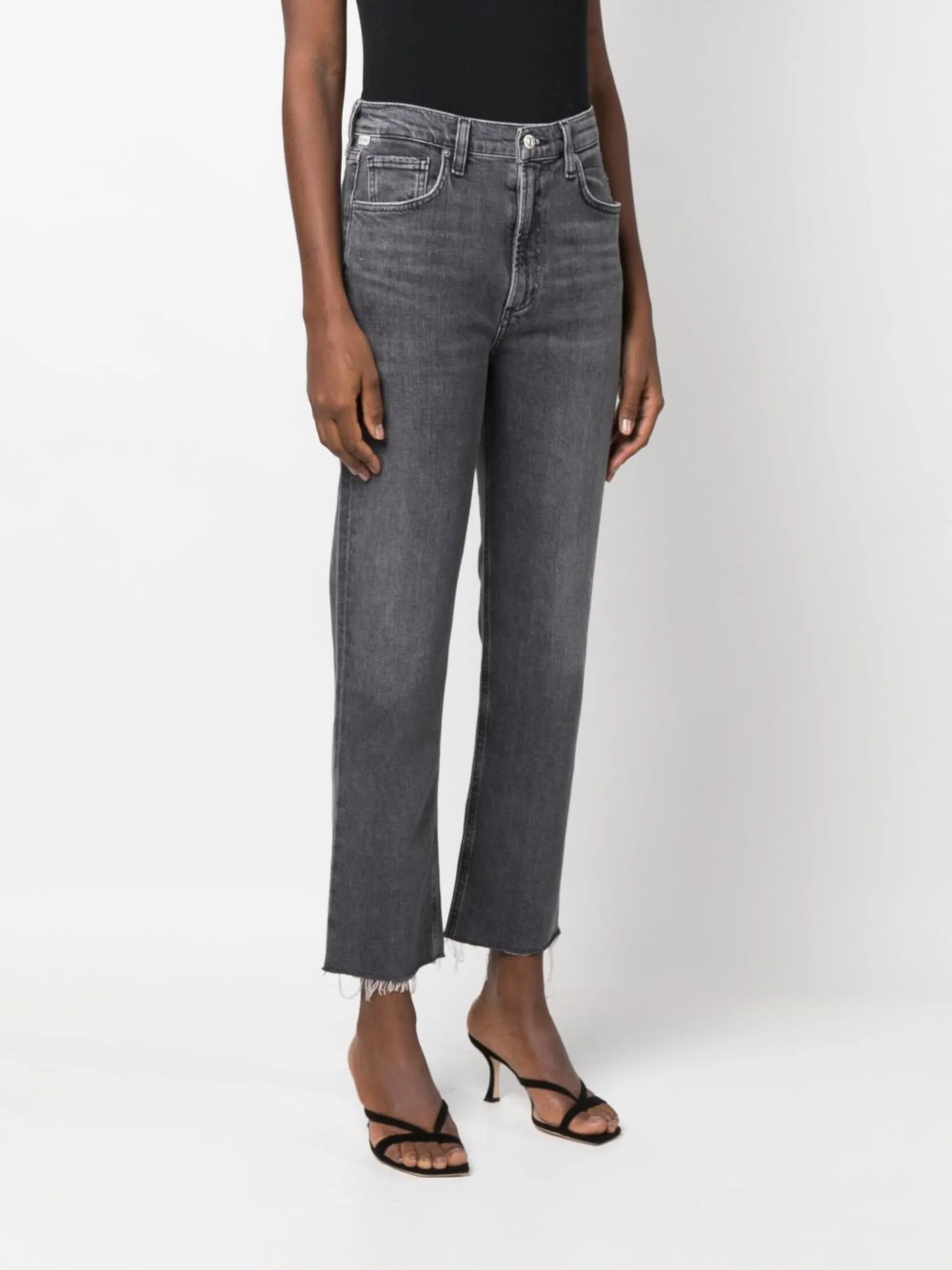 Daphne cropped high-rise jeans