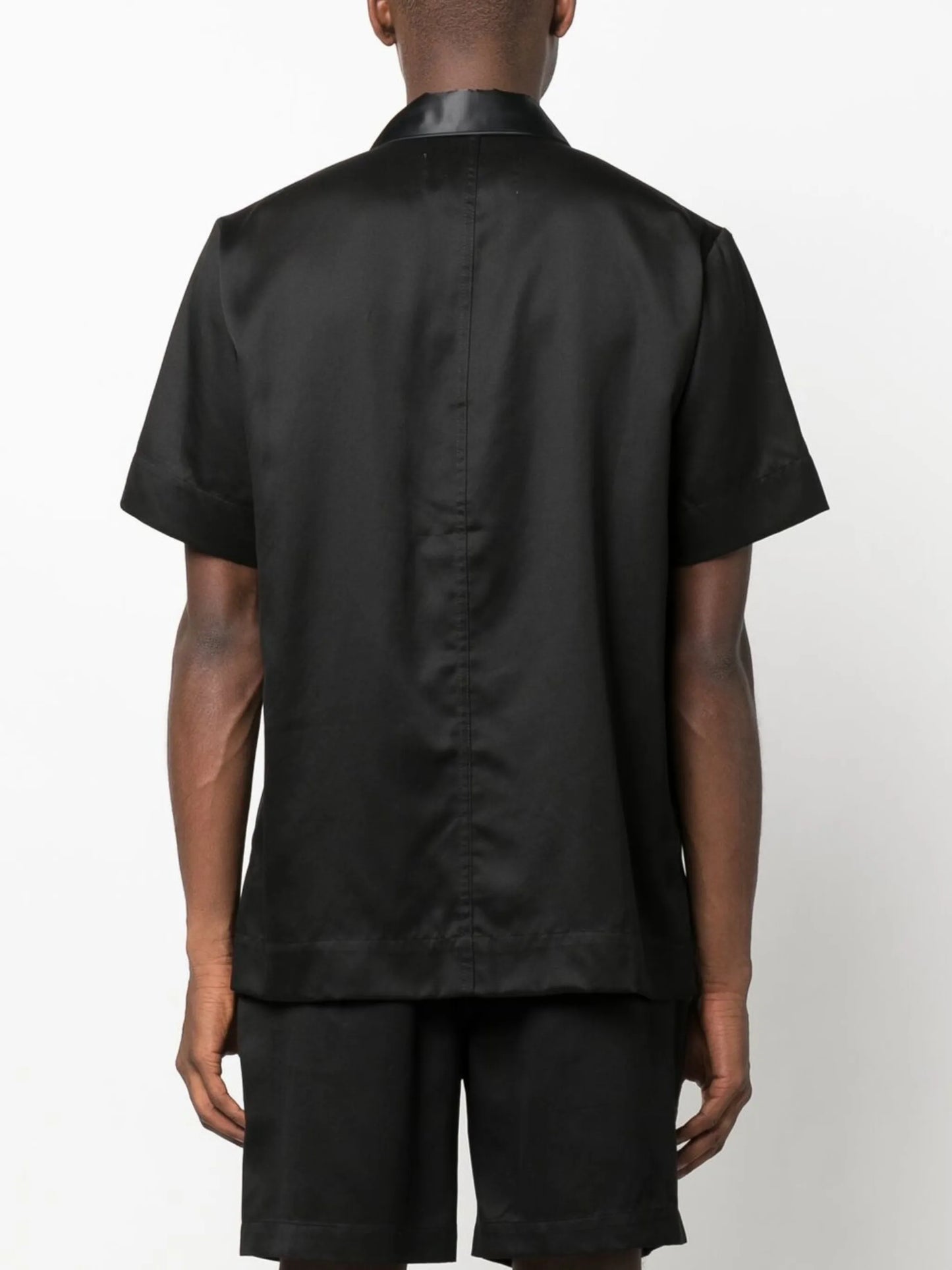 short-sleeve lyocell shirt