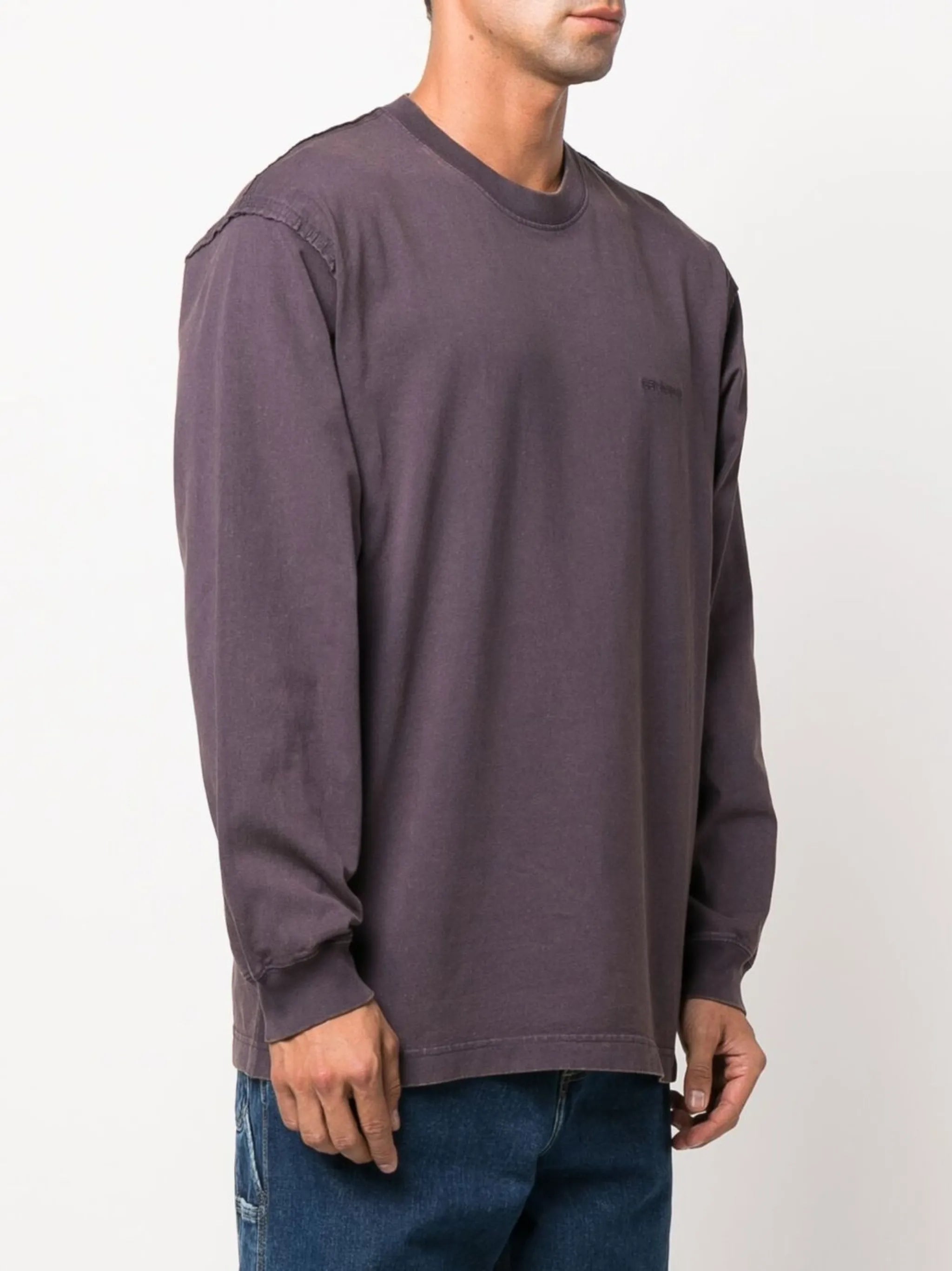 logo-embroidered sweatshirt
