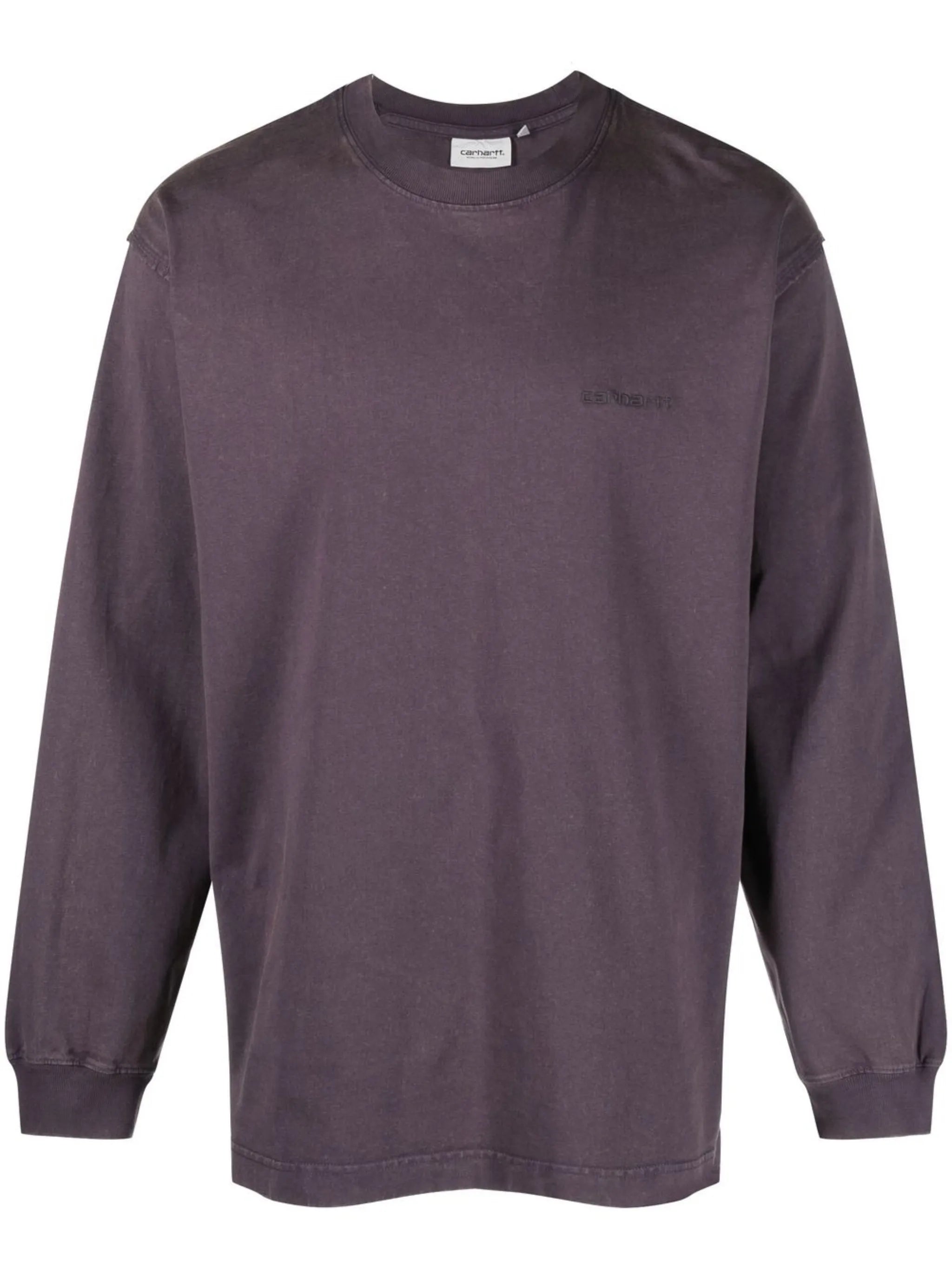 logo-embroidered sweatshirt