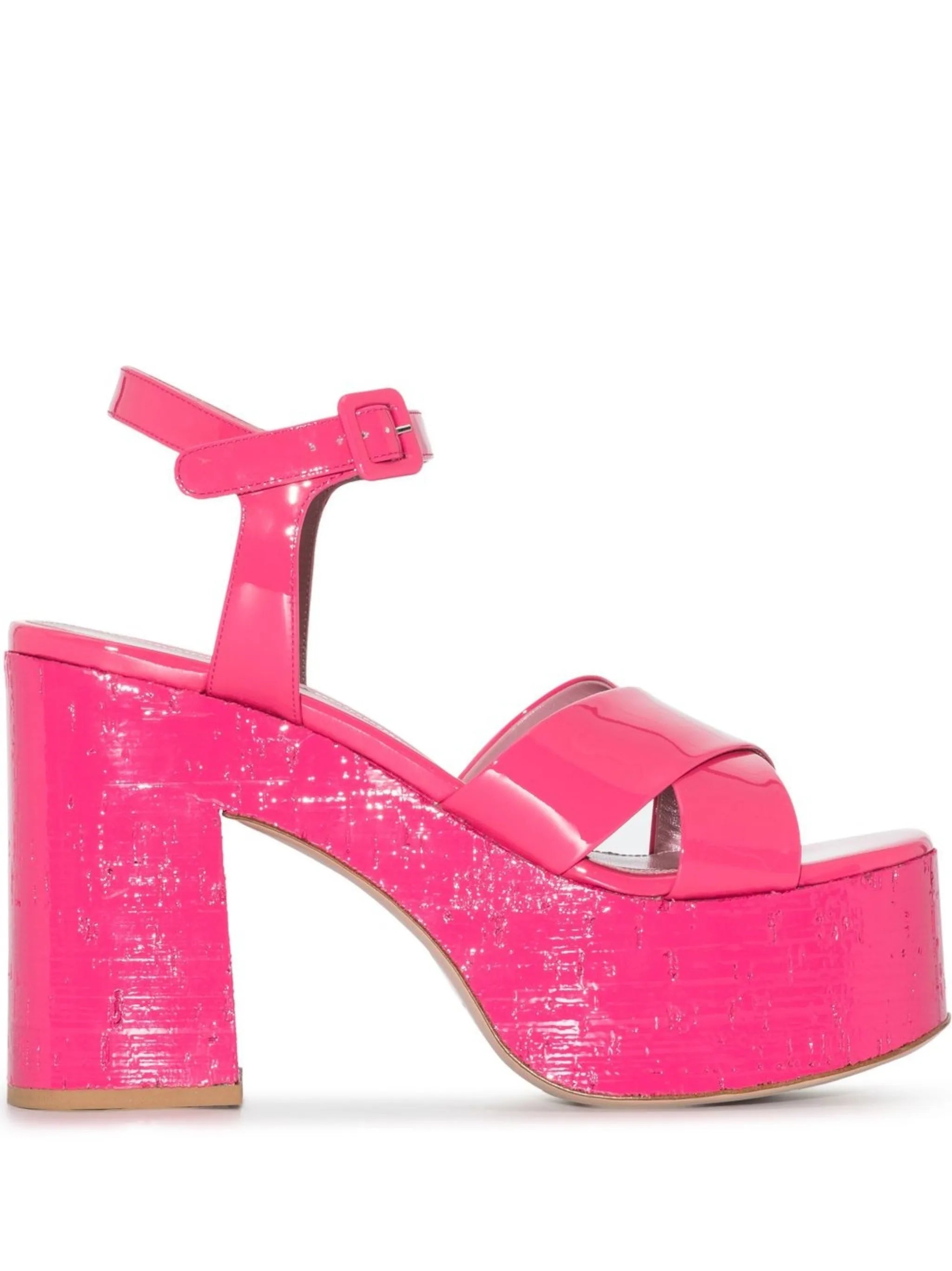 Lacquer Doll 125mm platform sandals