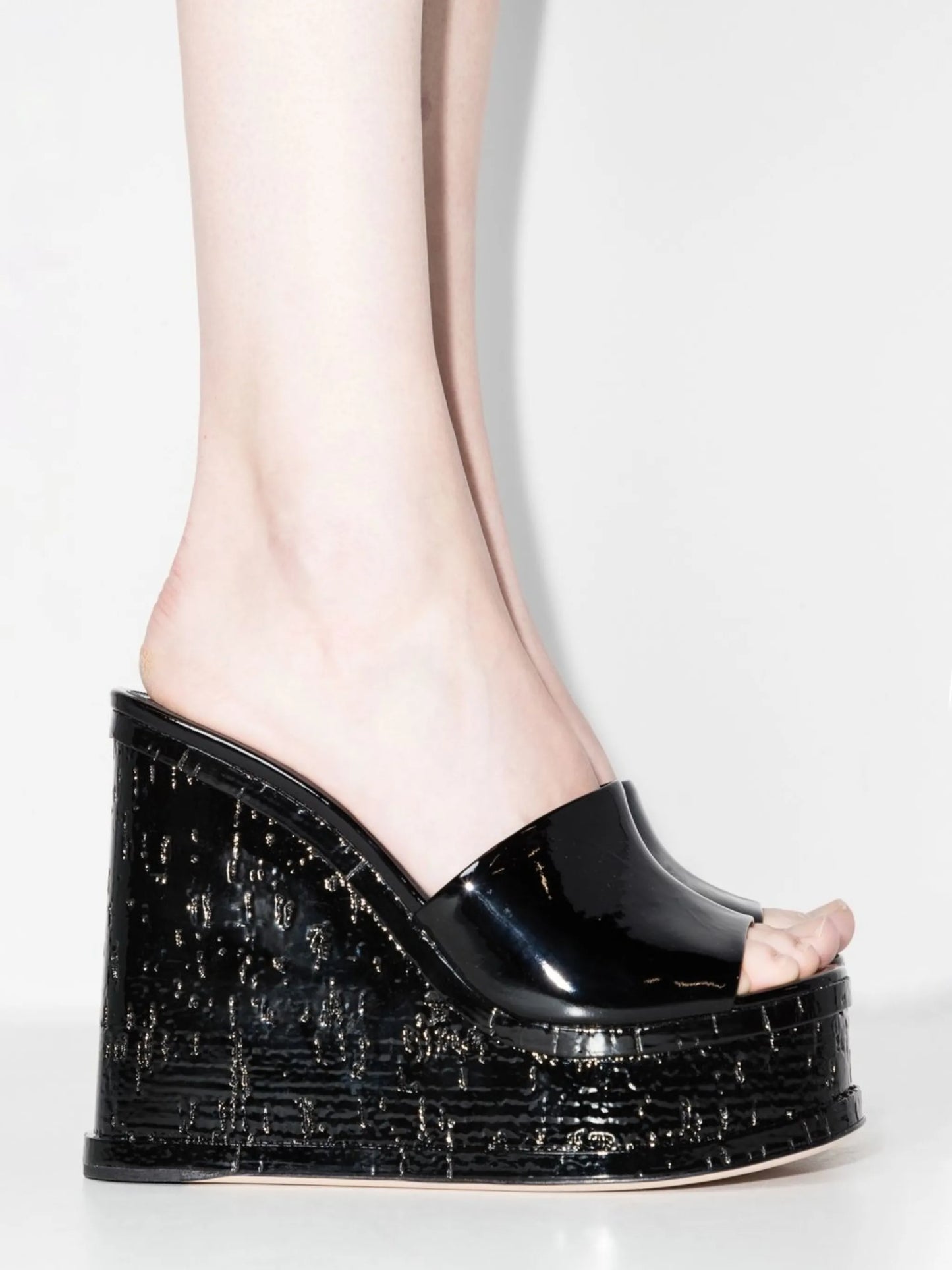 platform wedged sandals