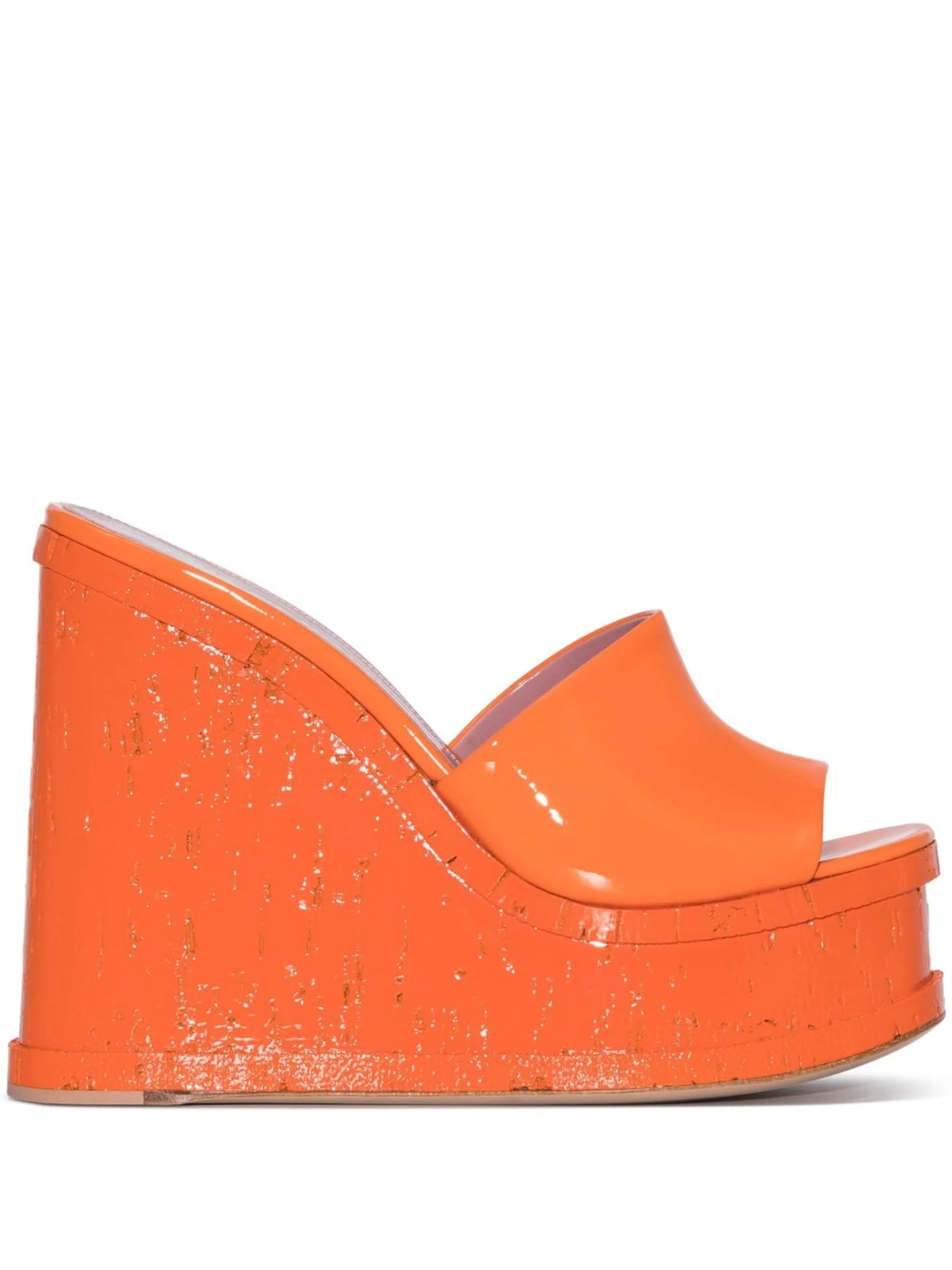 Lacquer Doll 155mm wedge sandals