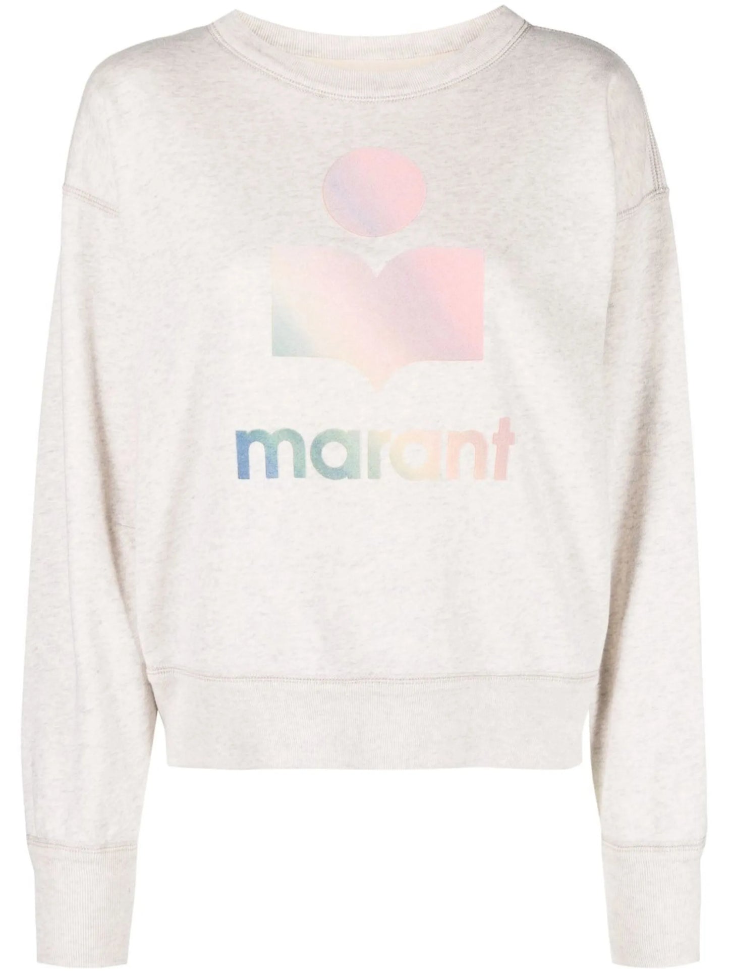 Mobyli logo-print gradient sweatshirt