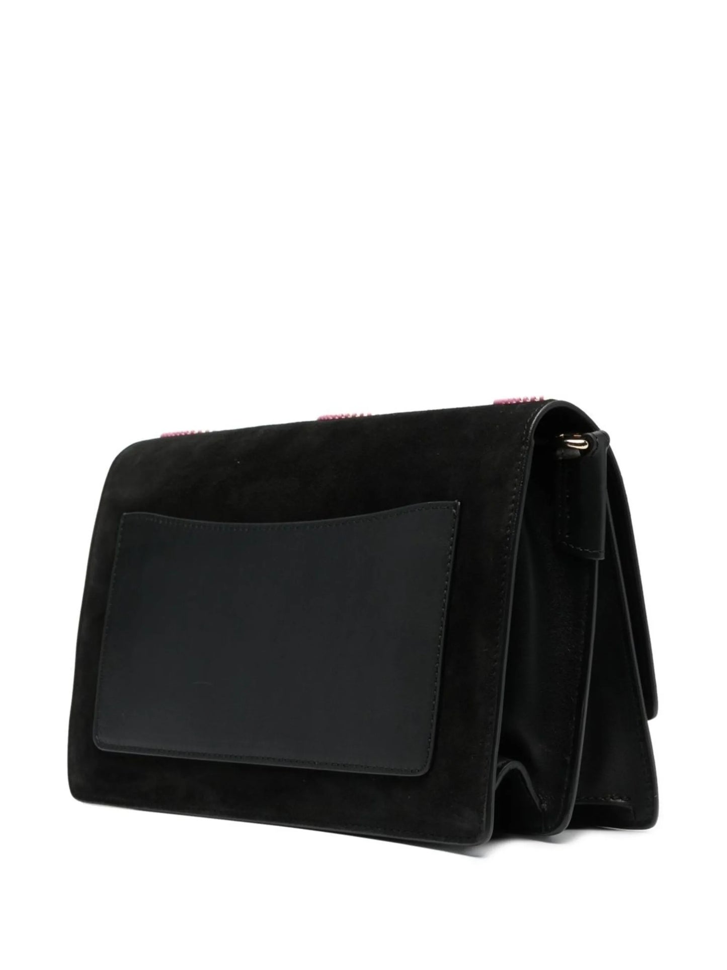 appliqué paisley-pattern shoulder bag