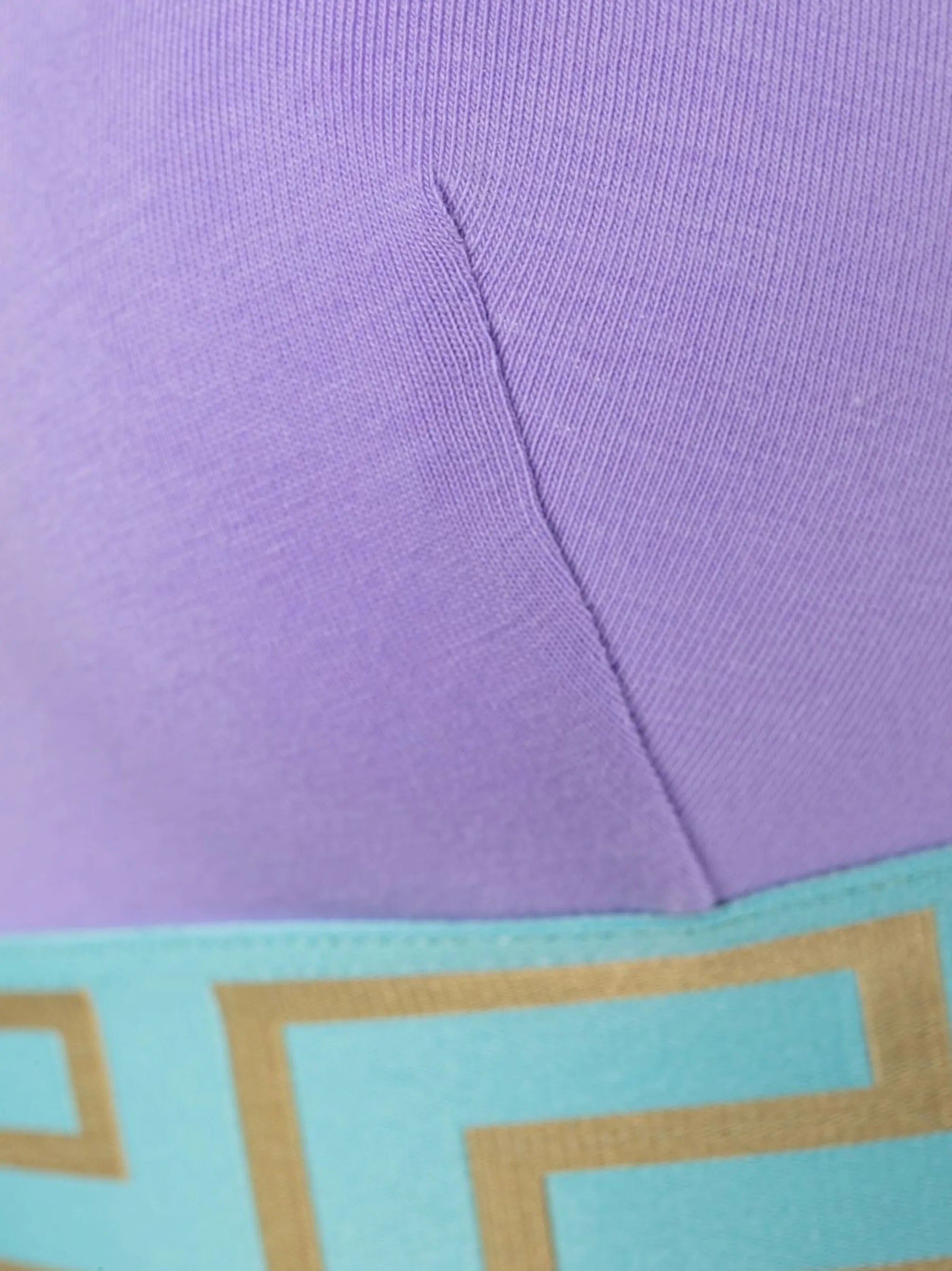 Greca logo-underband bra