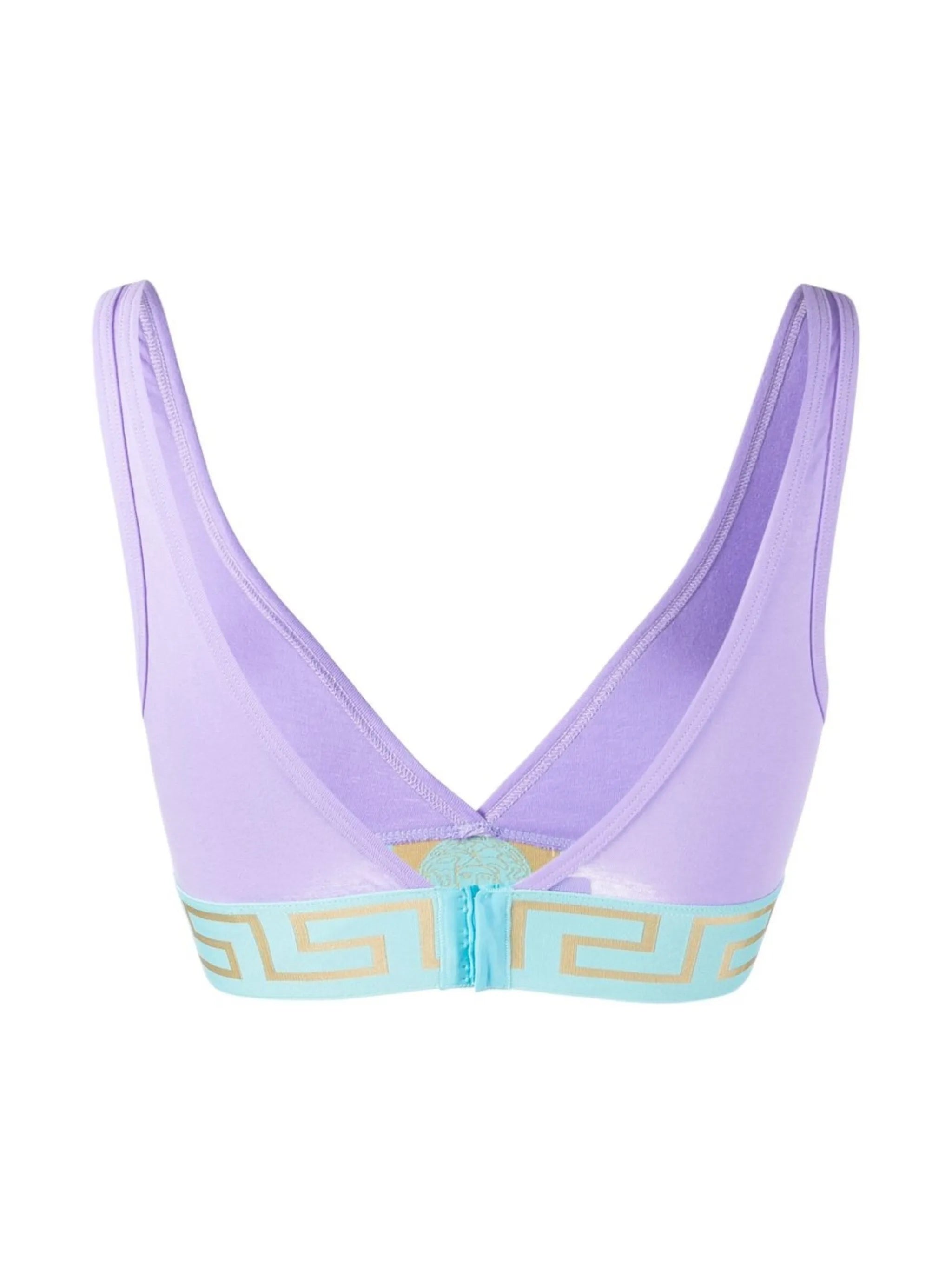 Greca logo-underband bra