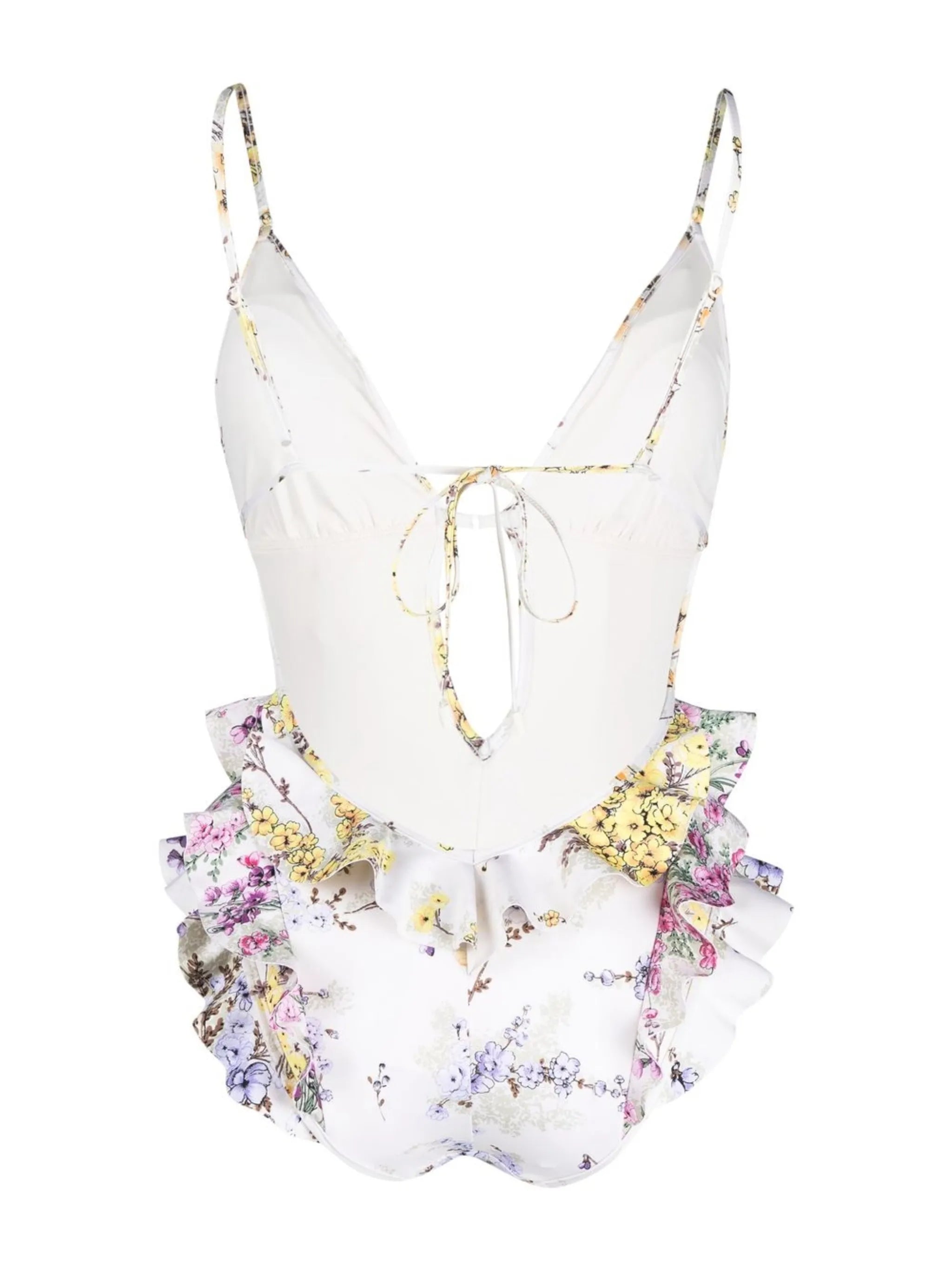 waterfall frill swimsuit
