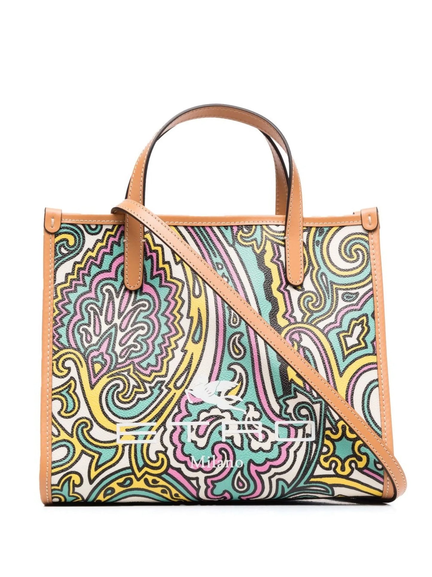 graphic-print tote bag