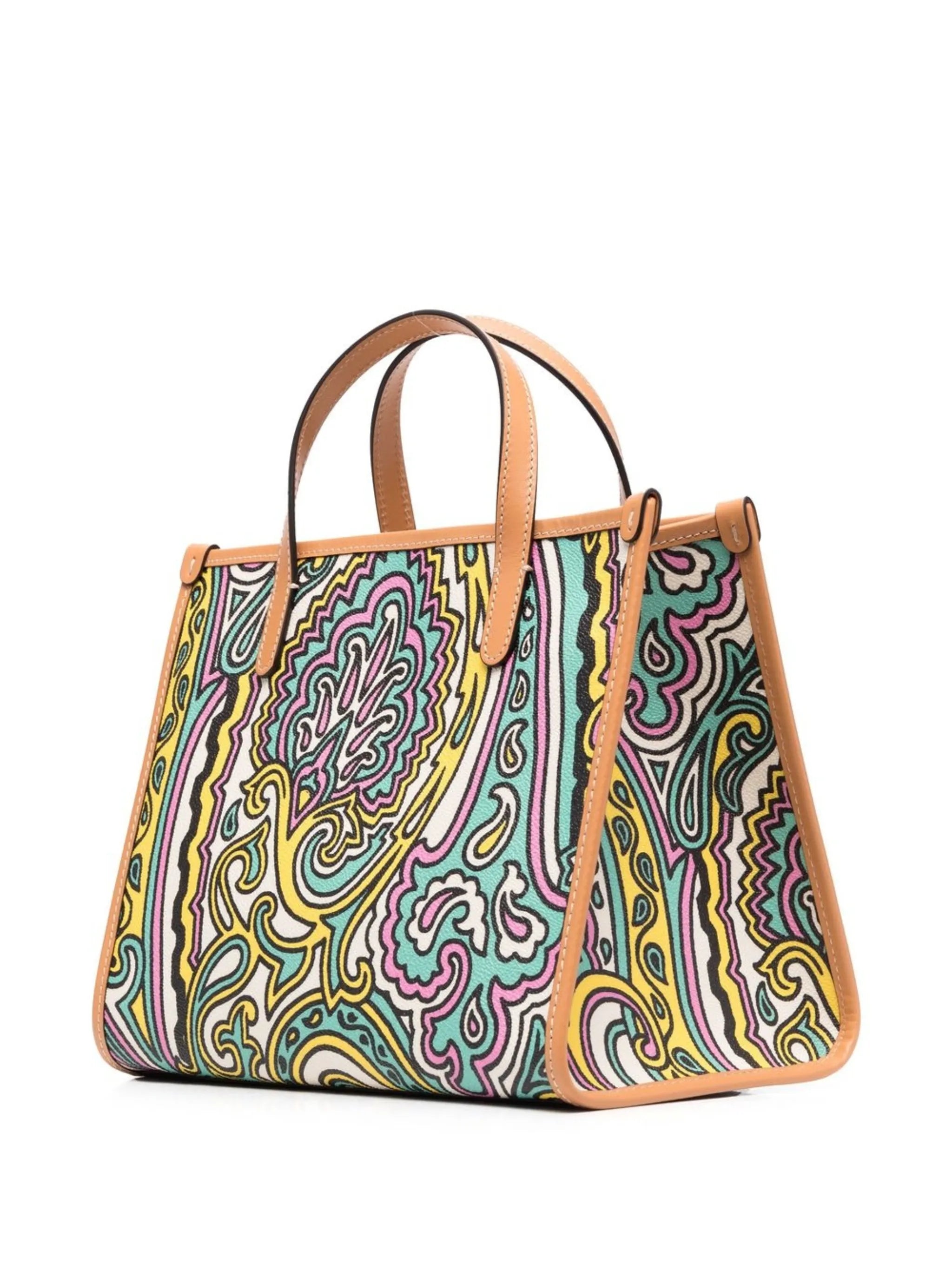 graphic-print tote bag