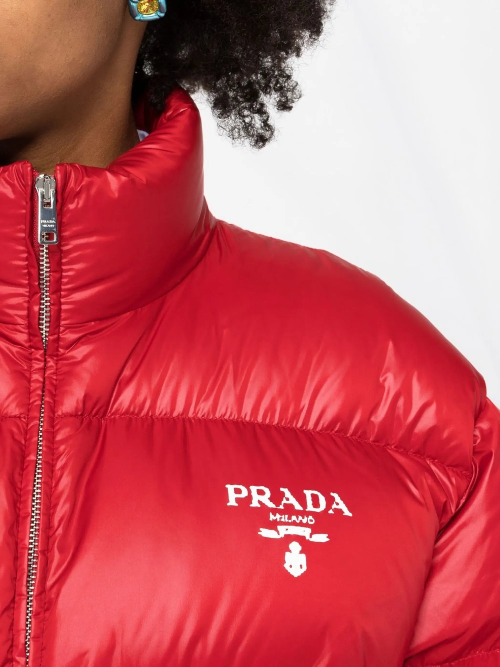 Re-Nylon puffer jacket