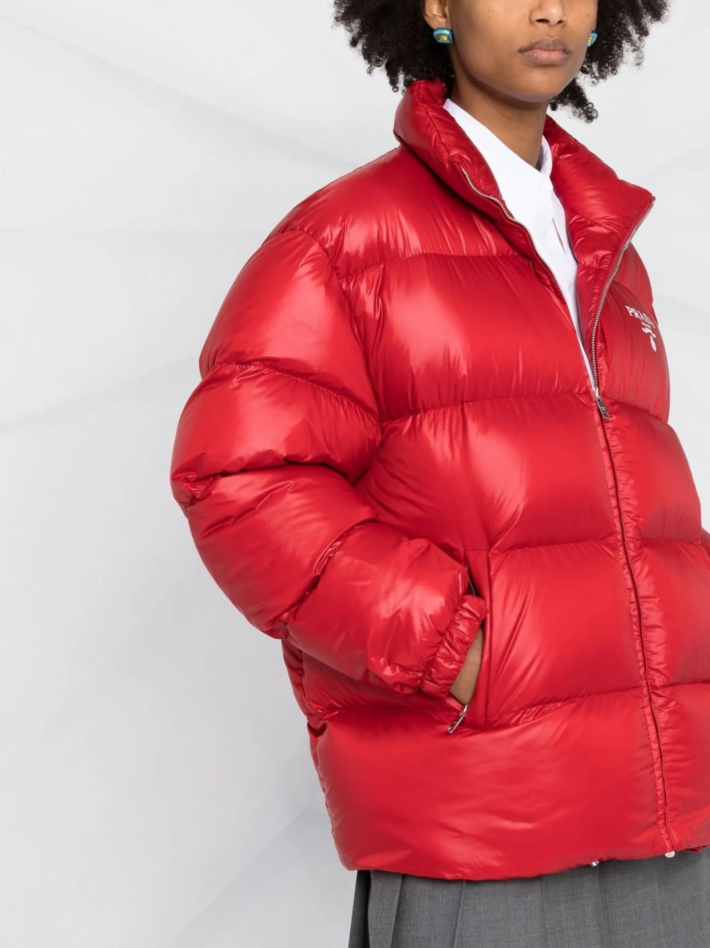 Re-Nylon puffer jacket