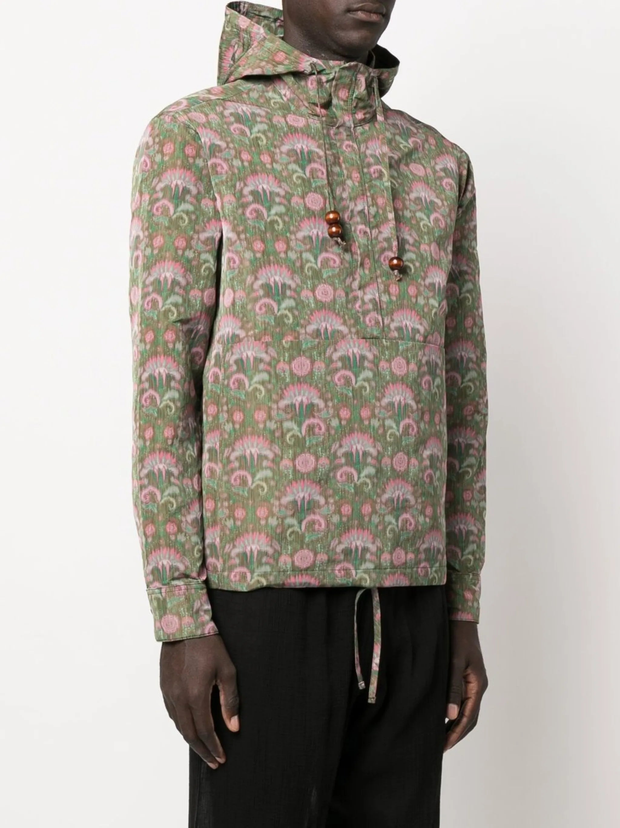 Mario pattern hooded windbreaker jacket