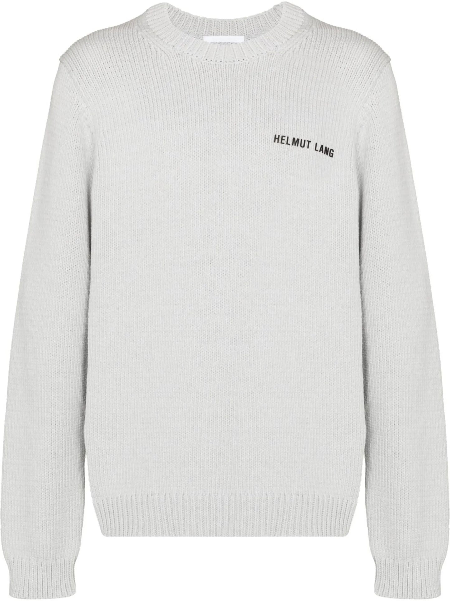 ribbed-knit panelled jumper