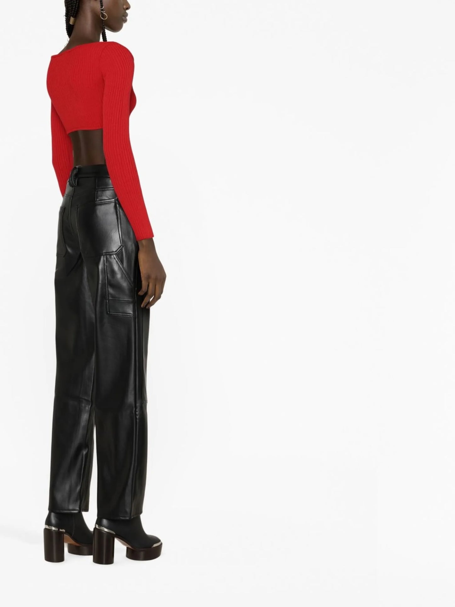 knitted cropped top