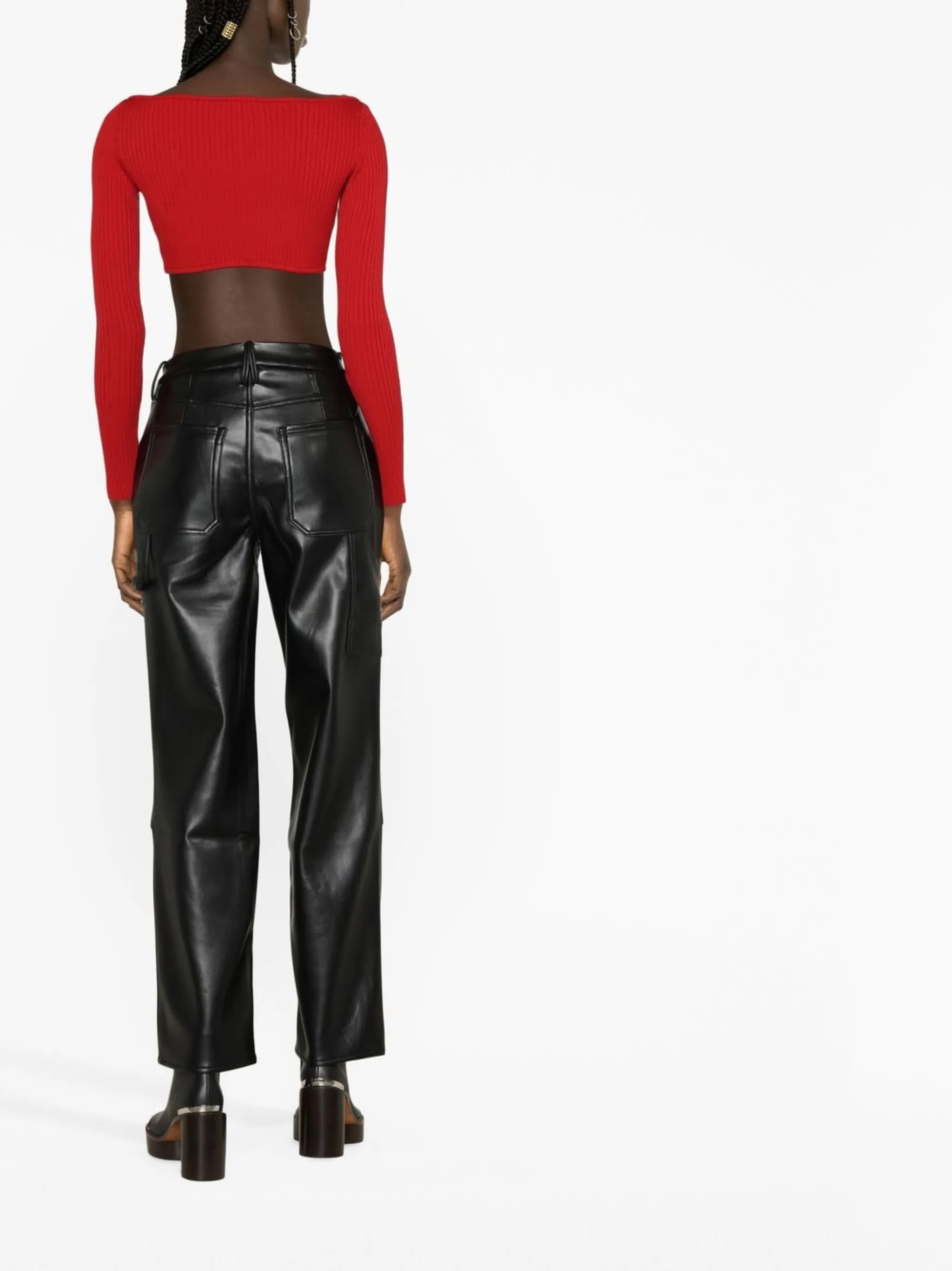 knitted cropped top