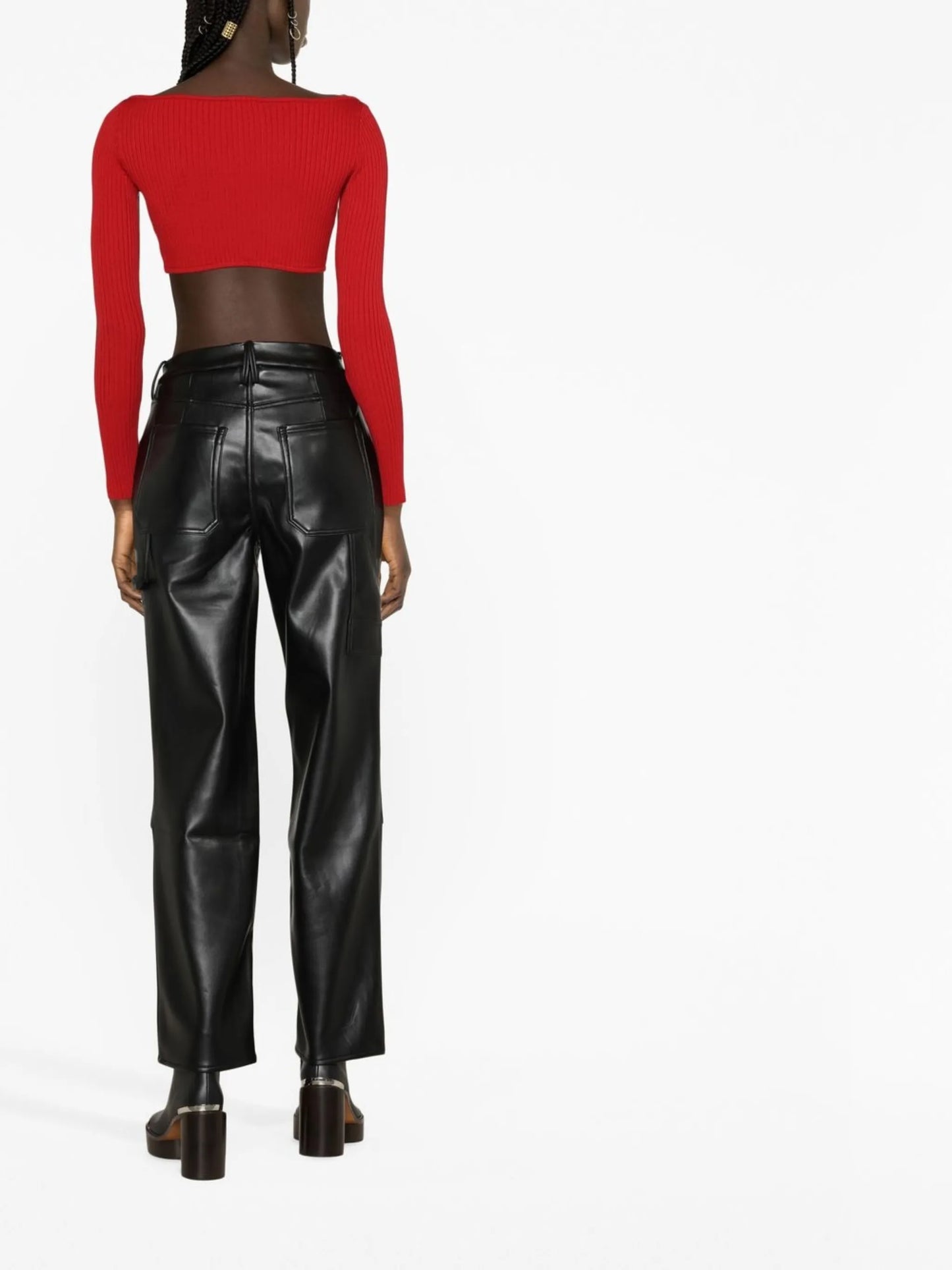 knitted cropped top