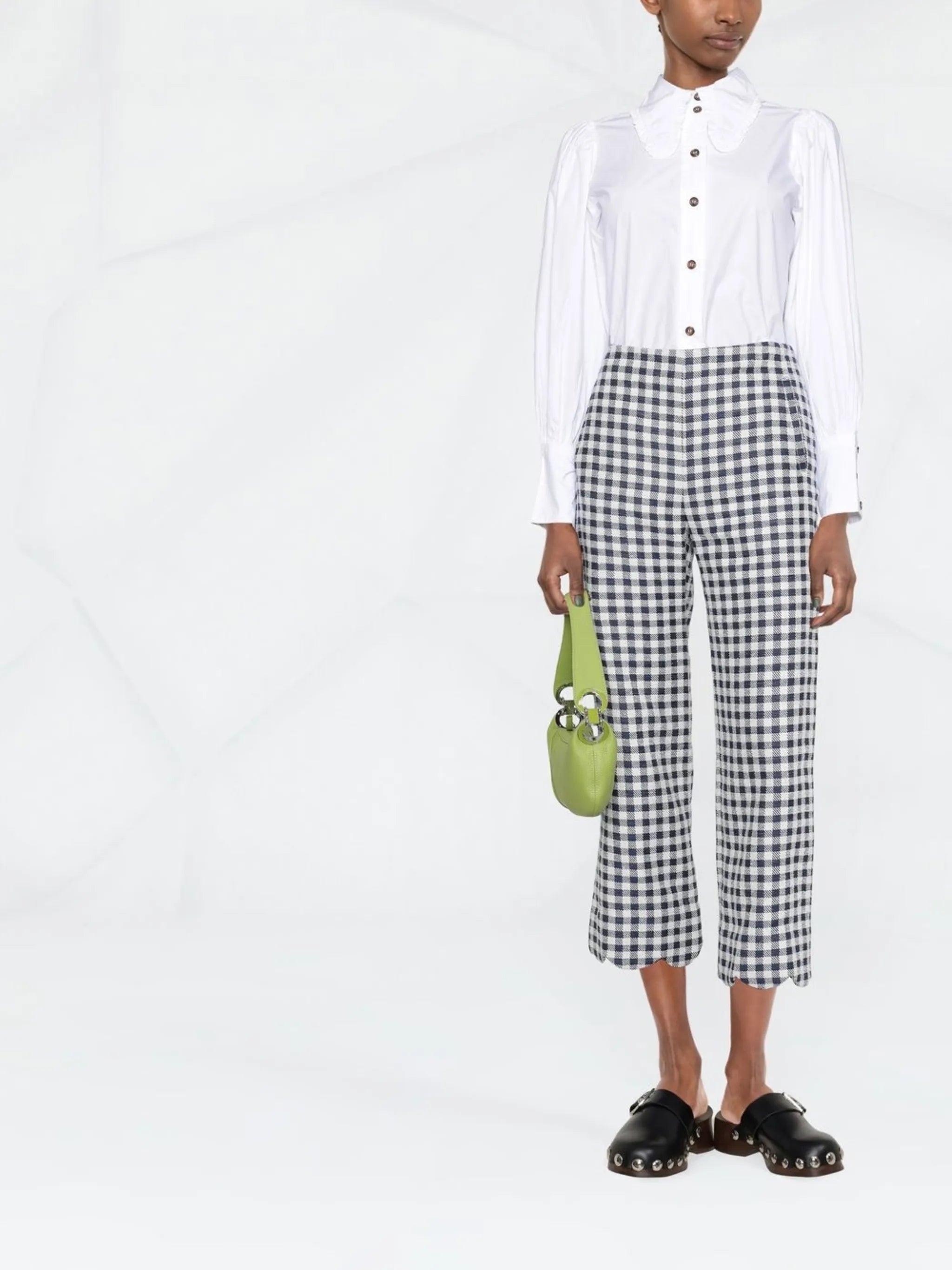 balloon-sleeve shirt