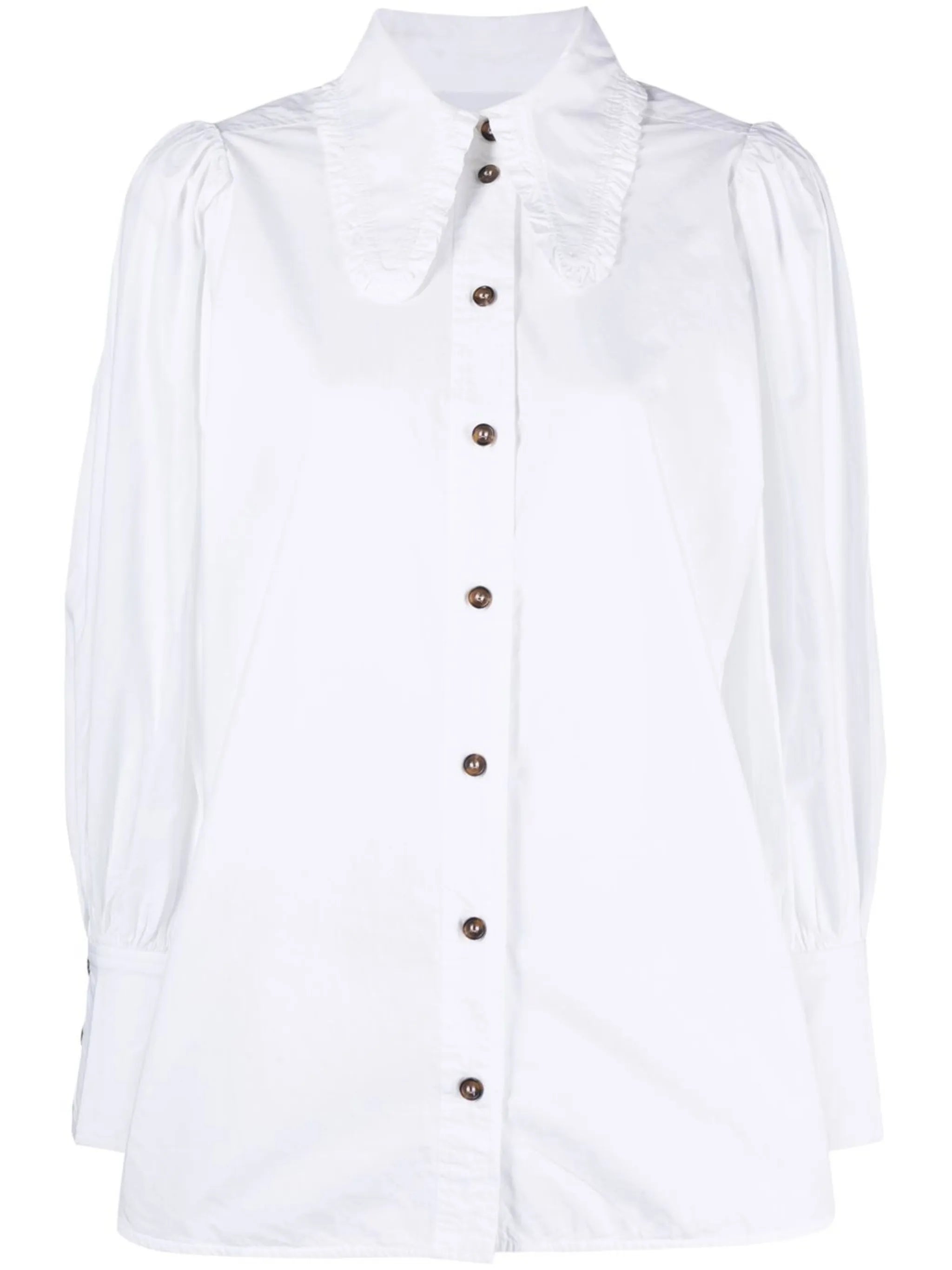balloon-sleeve shirt