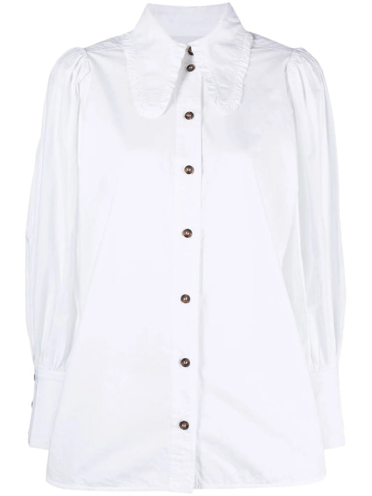 balloon-sleeve shirt