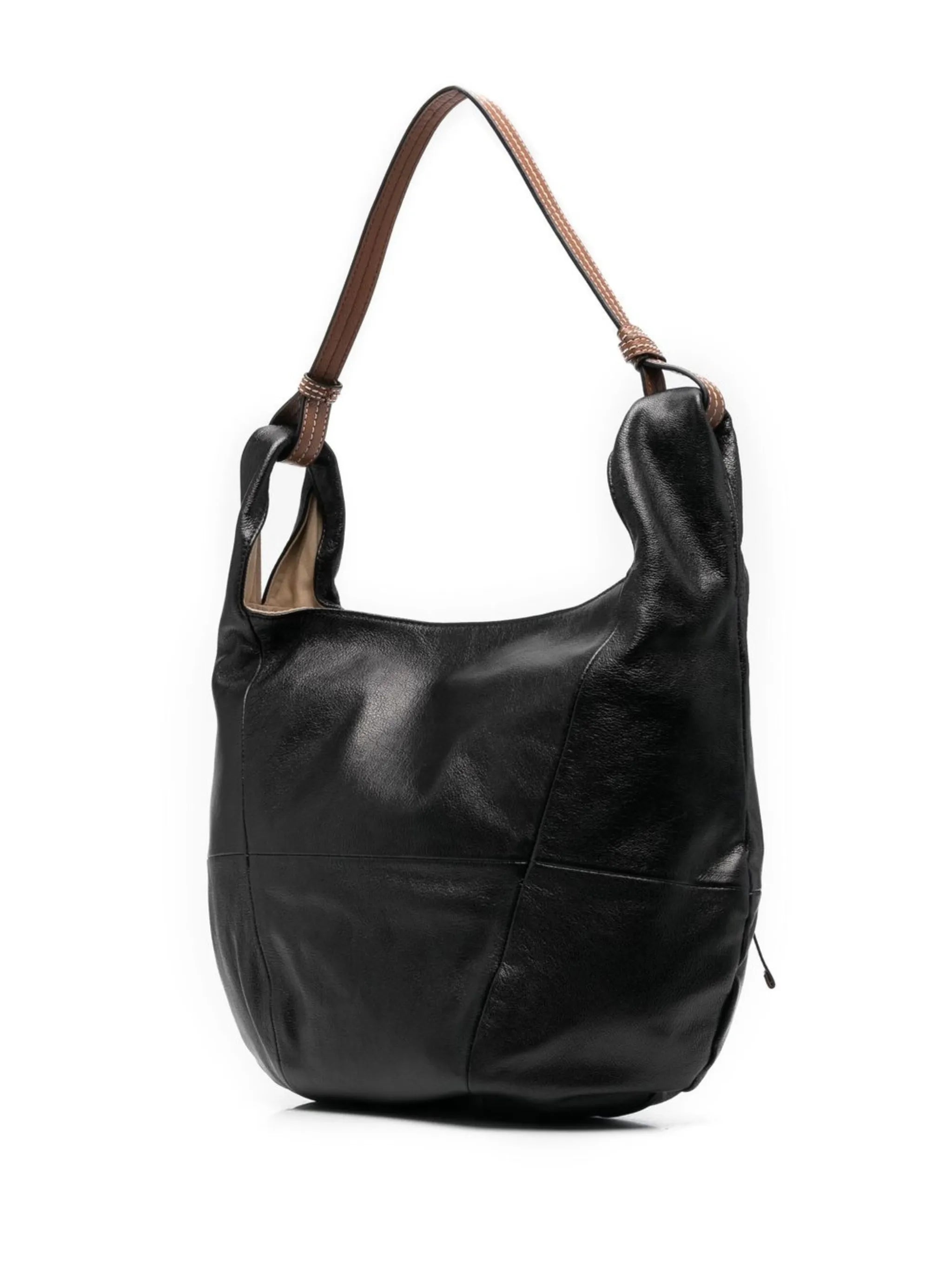 zipped hobo bag