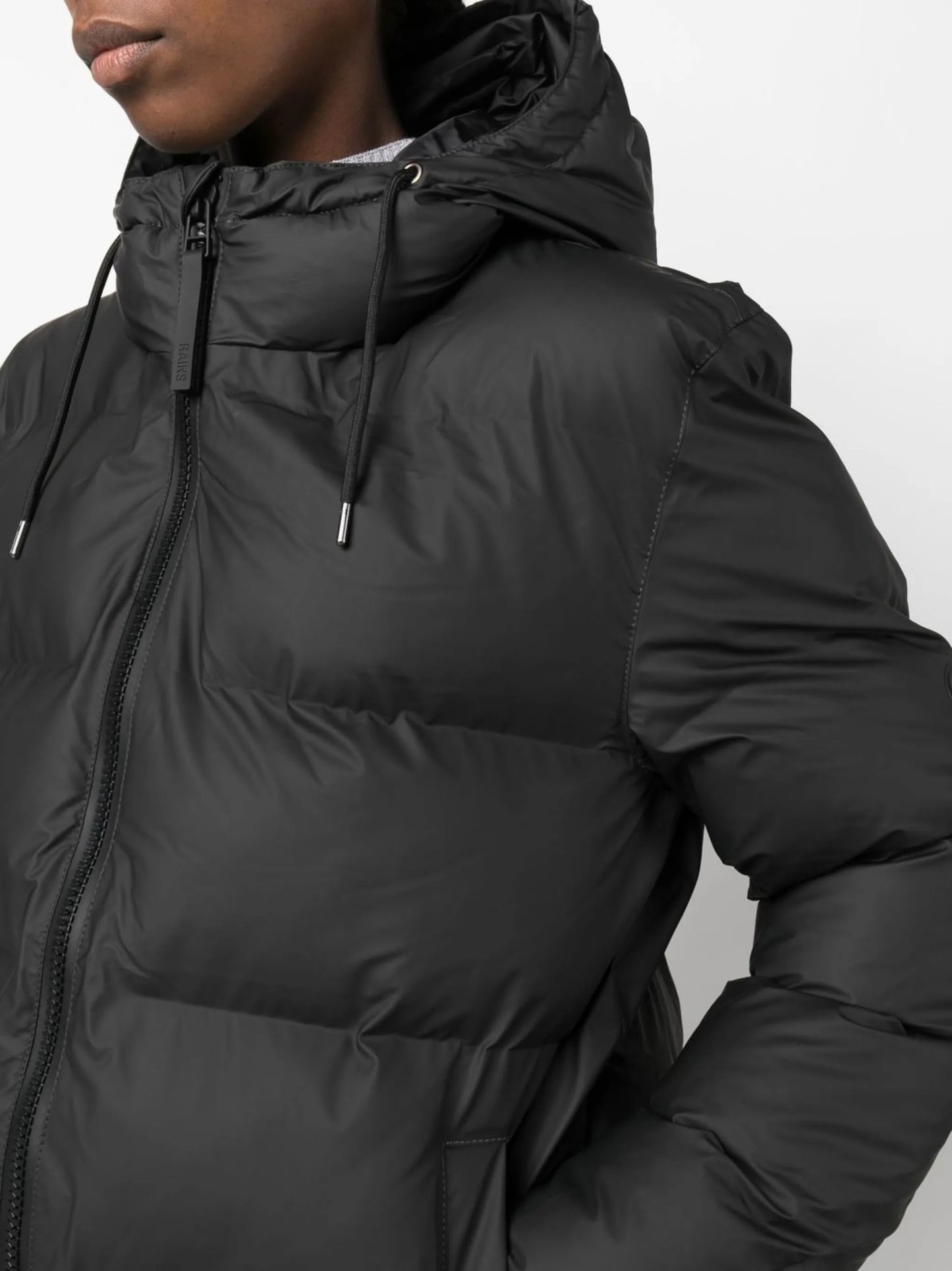 padded hooded jacket