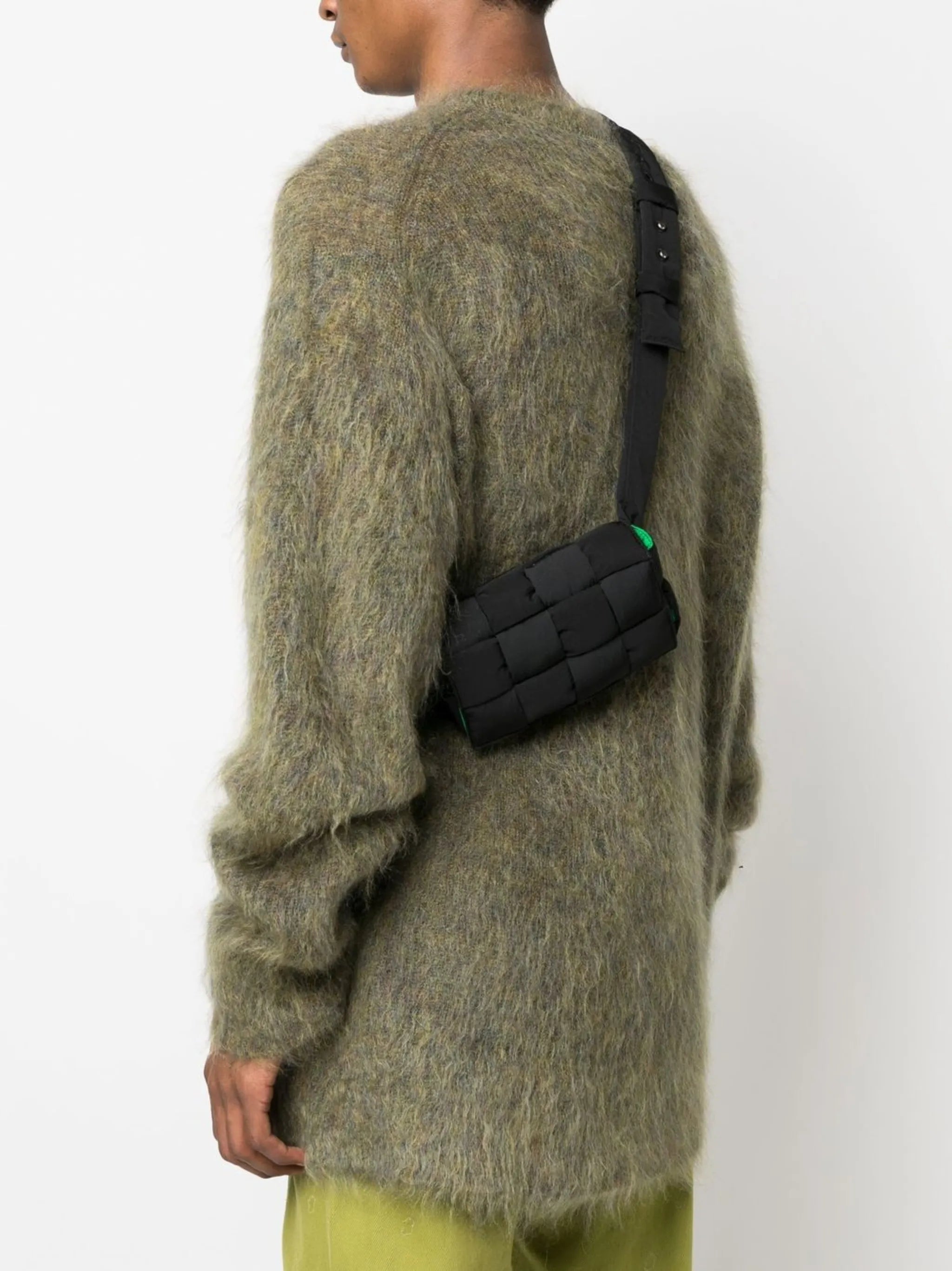 Padded Cassette two-tone belt bag