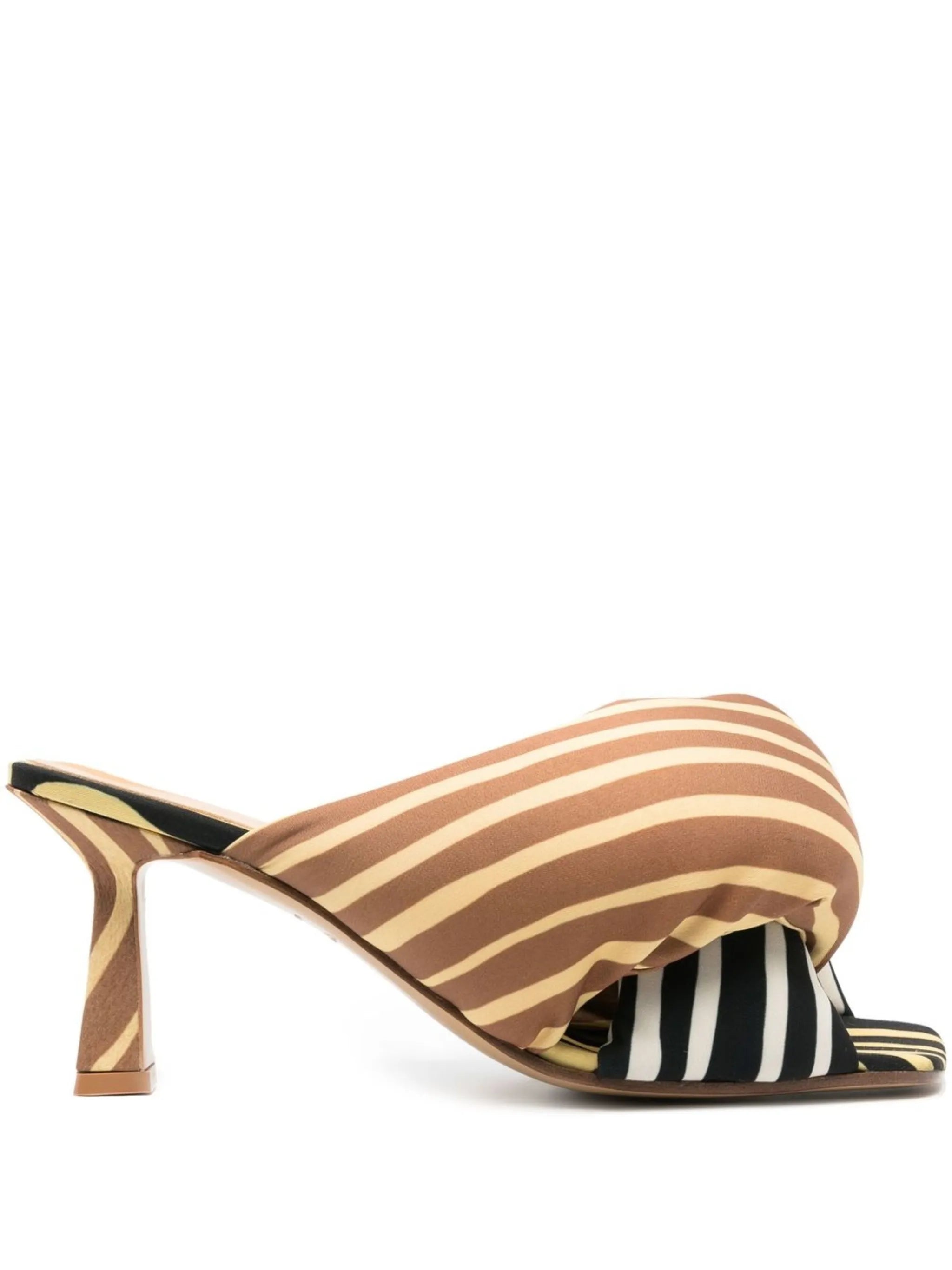 Momber 70mm heeled mules