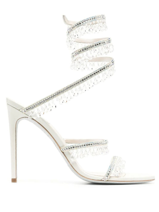 Chandelier 105mm crystal-embellished sandals