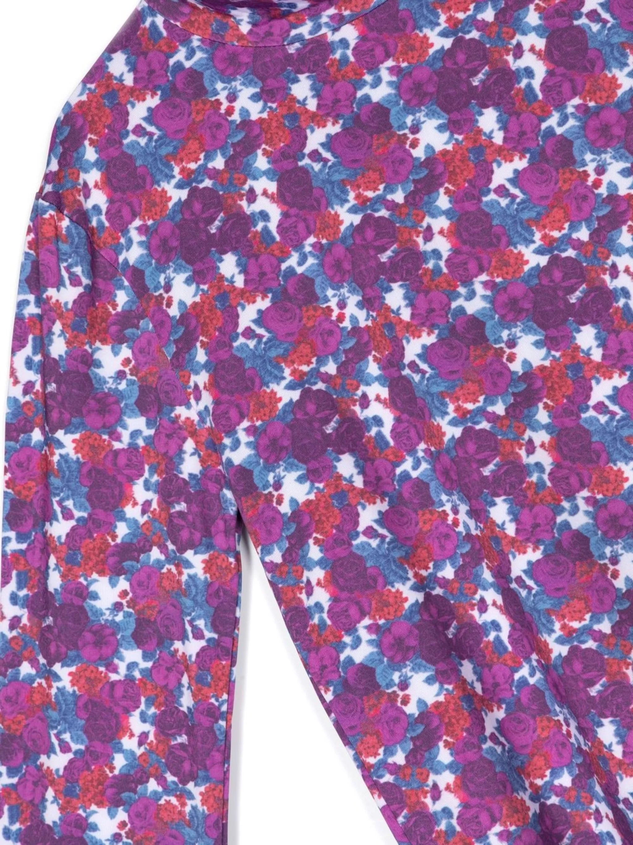 Laiza floral-print top