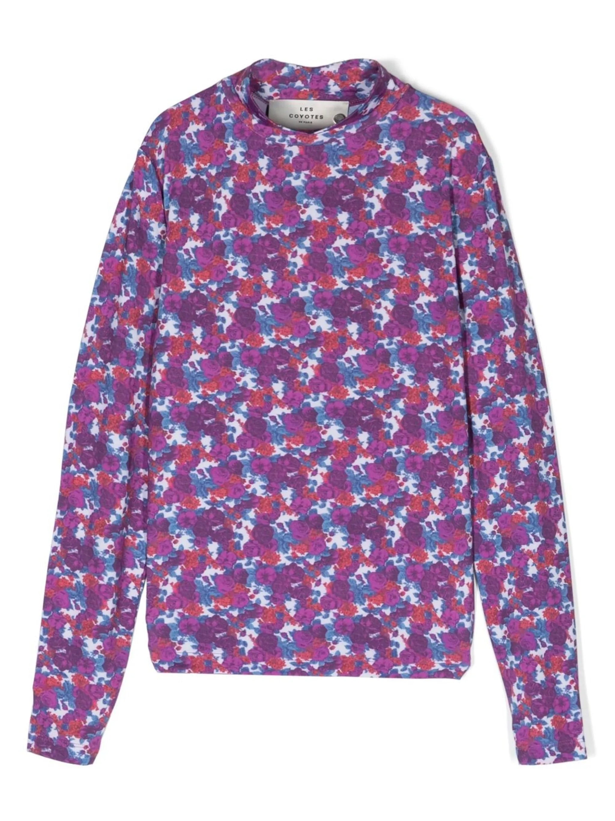 Laiza floral-print top