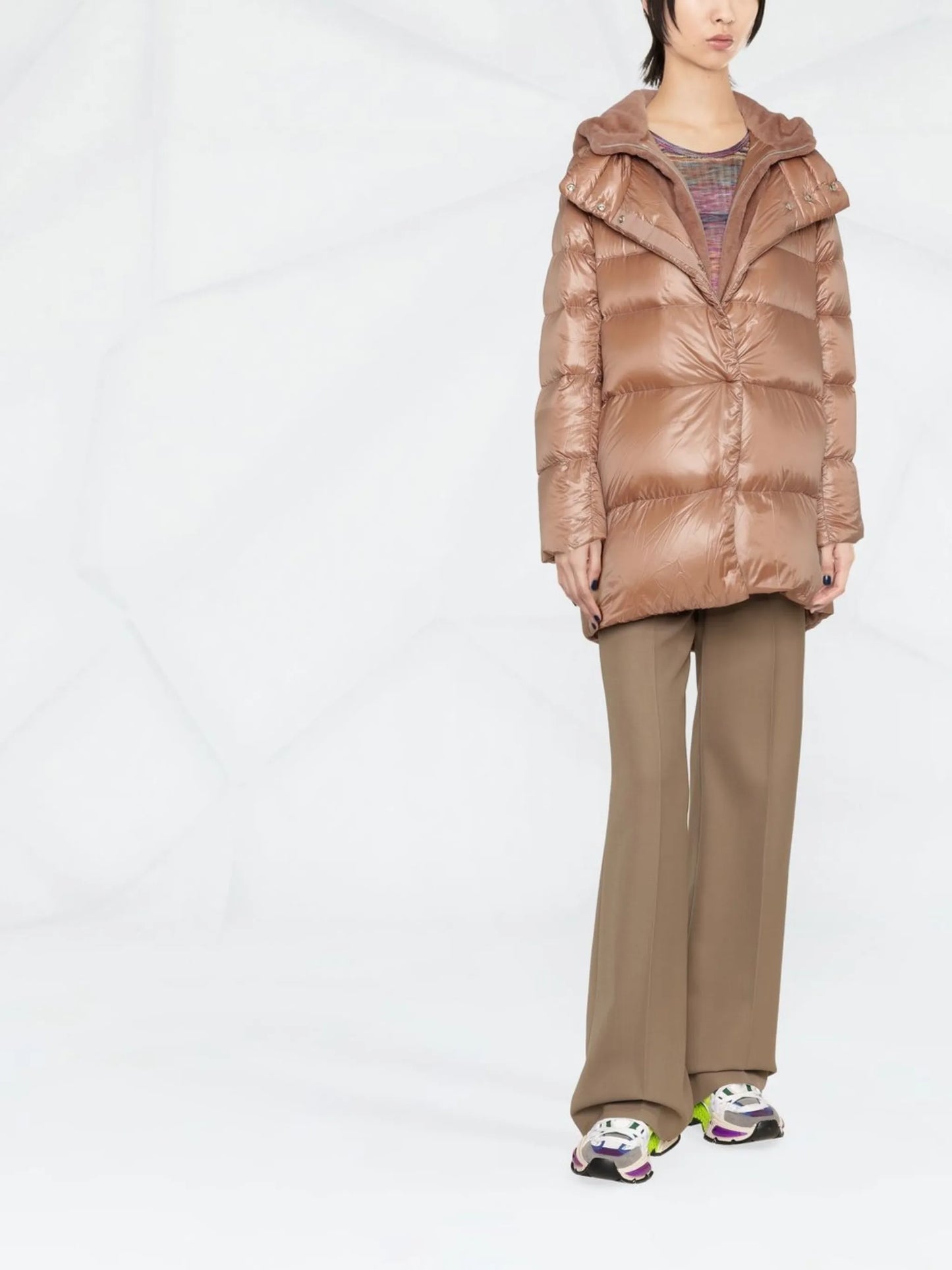 Ultralight puffer coat