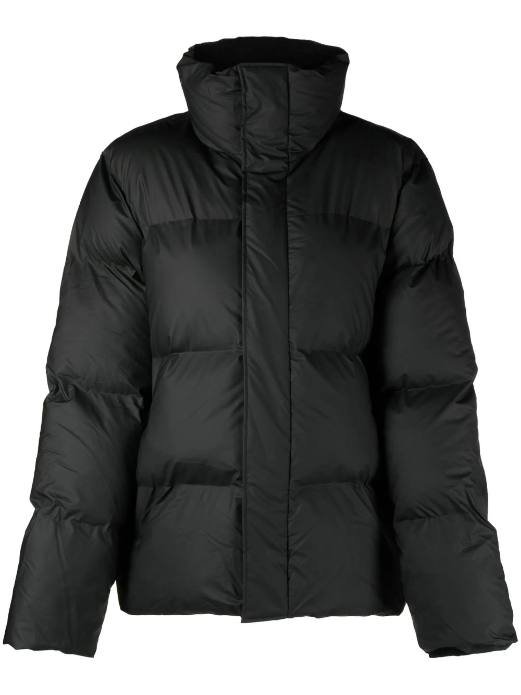 logo-patch puffer jacket