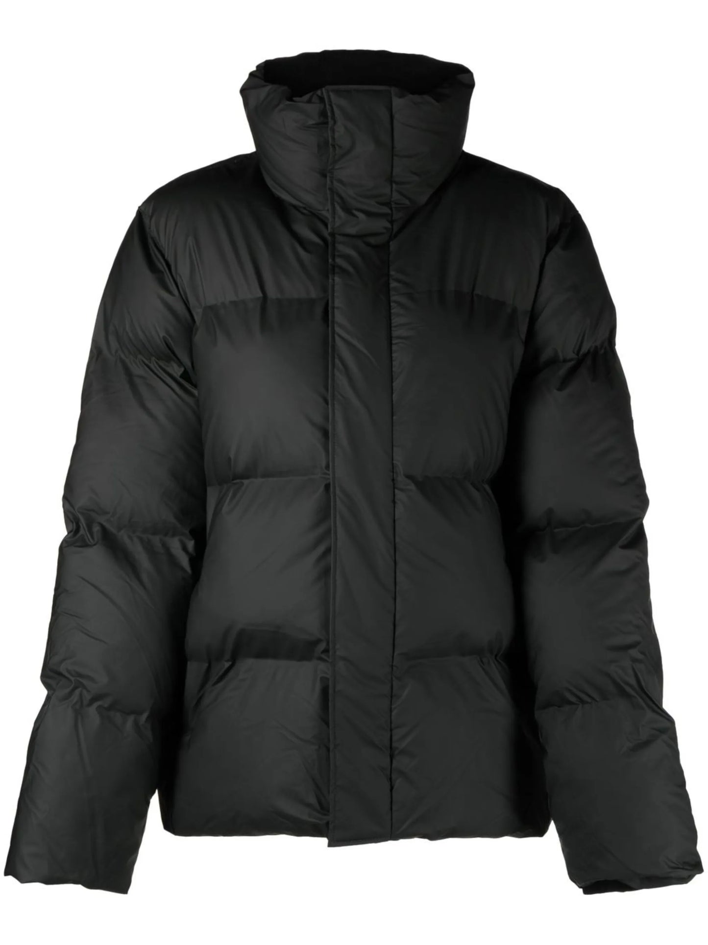 logo-patch puffer jacket