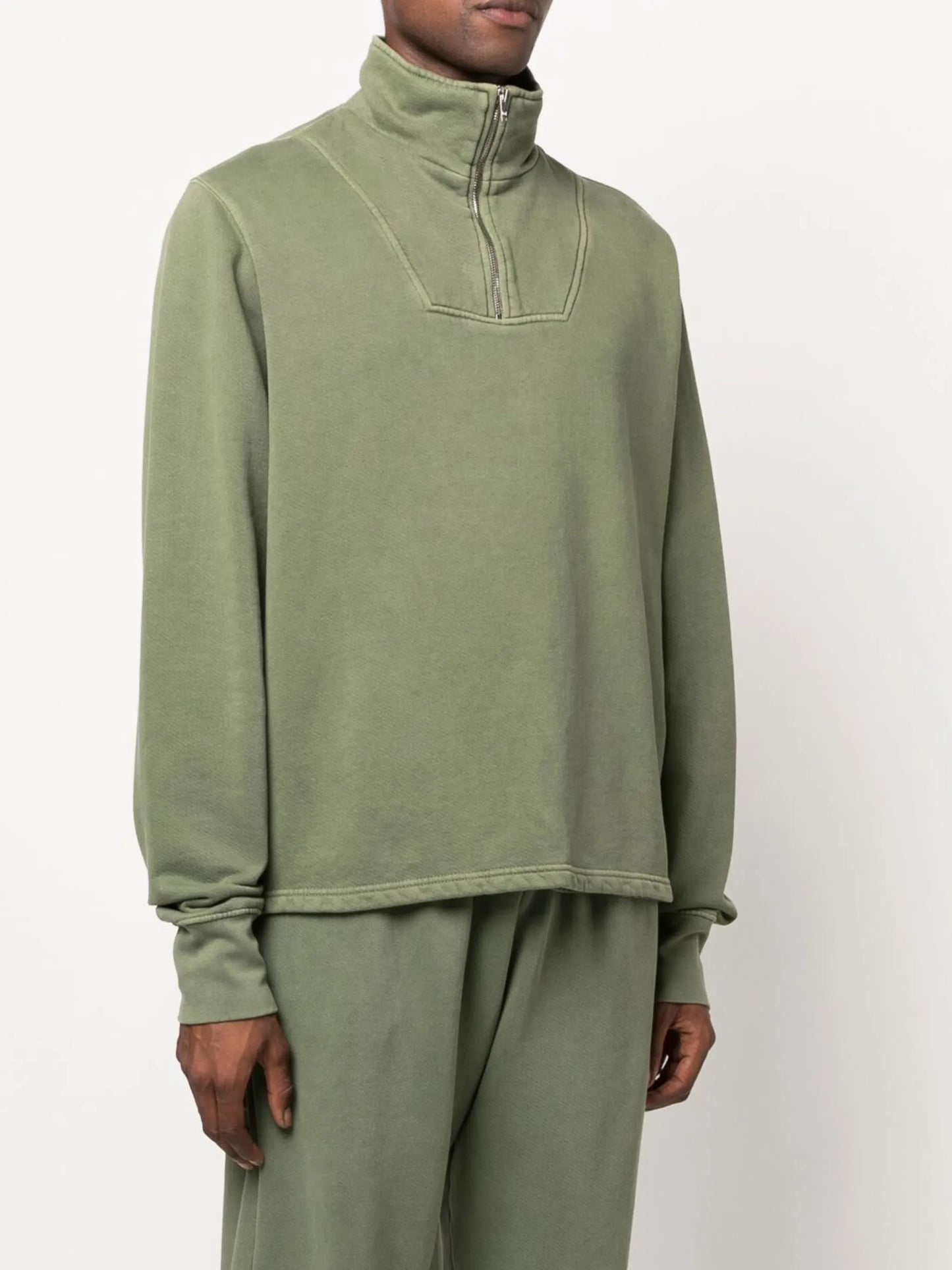 half-zip fleece pullover