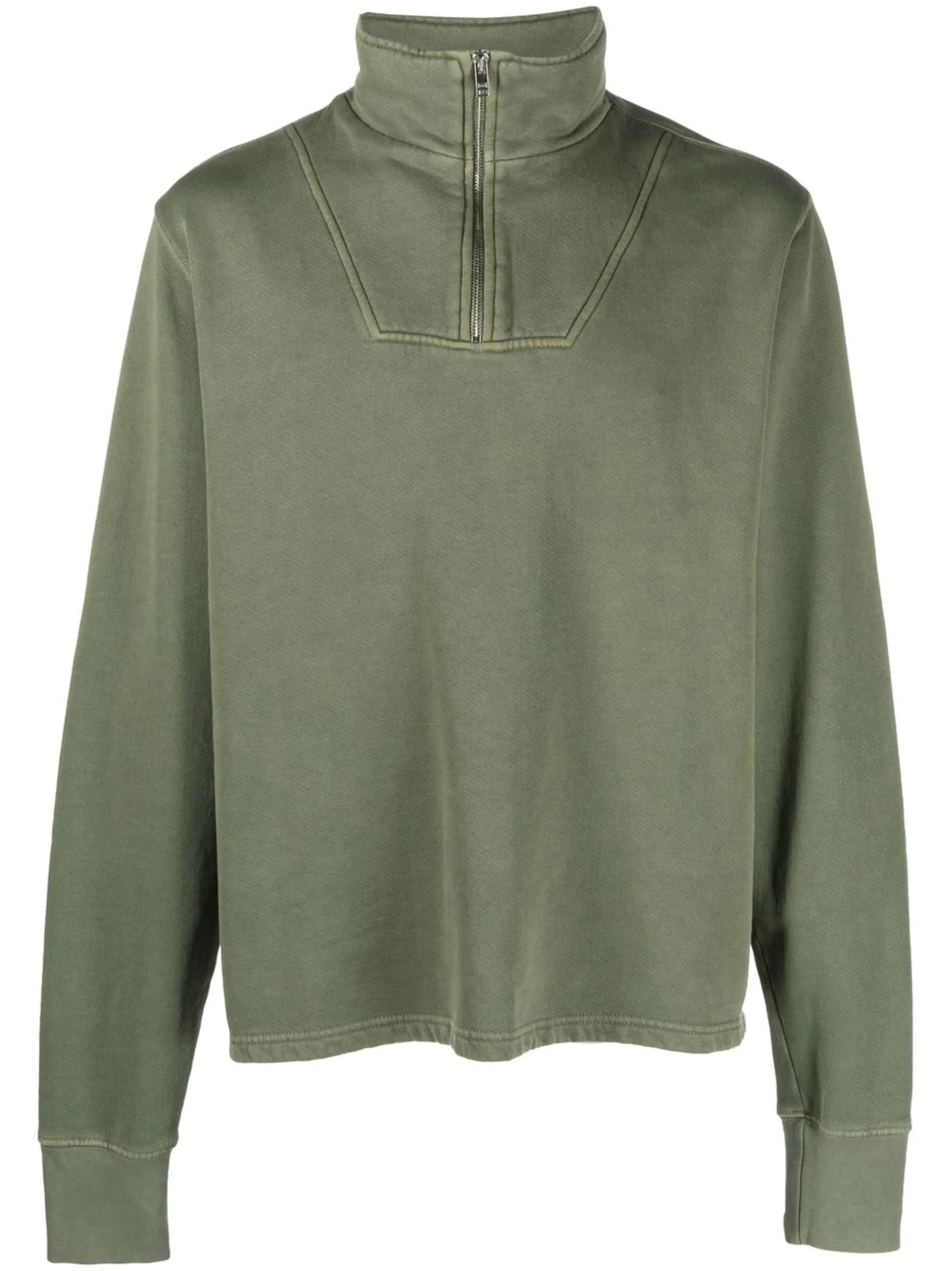 half-zip fleece pullover