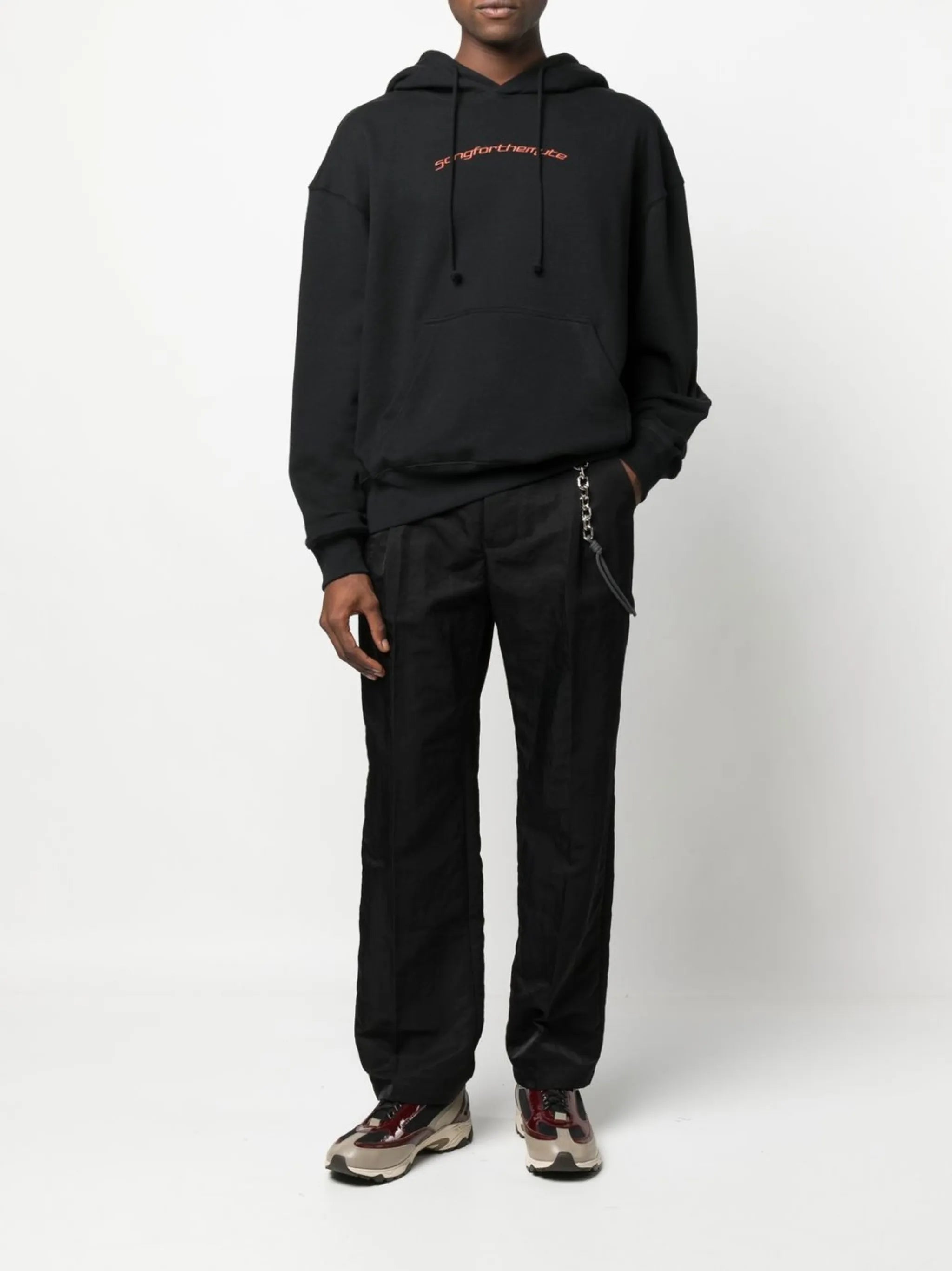 logo-print hoodie