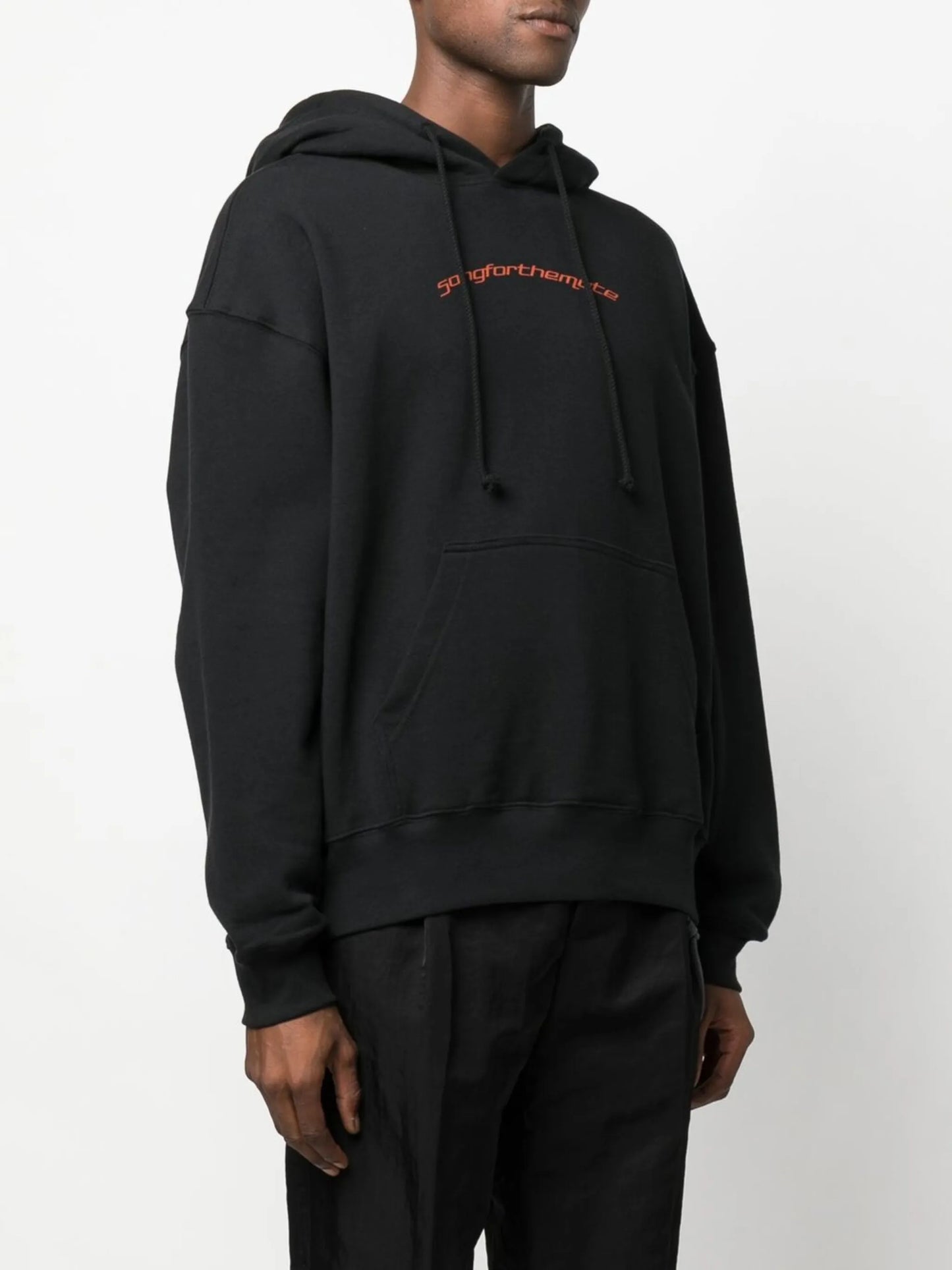 logo-print hoodie