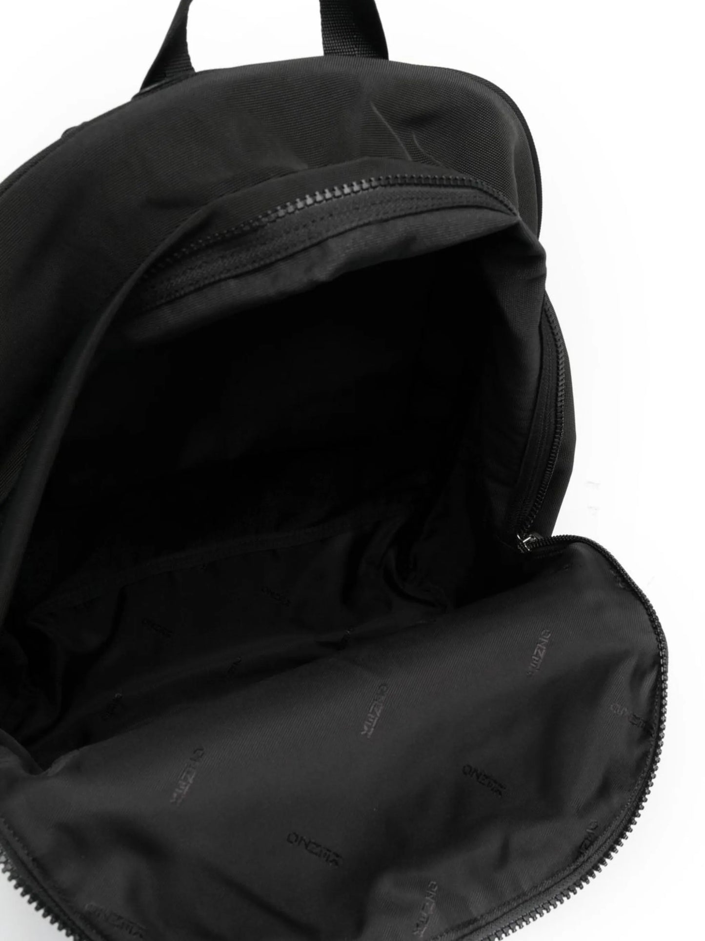 Tiger-embroidered zip-around backpack