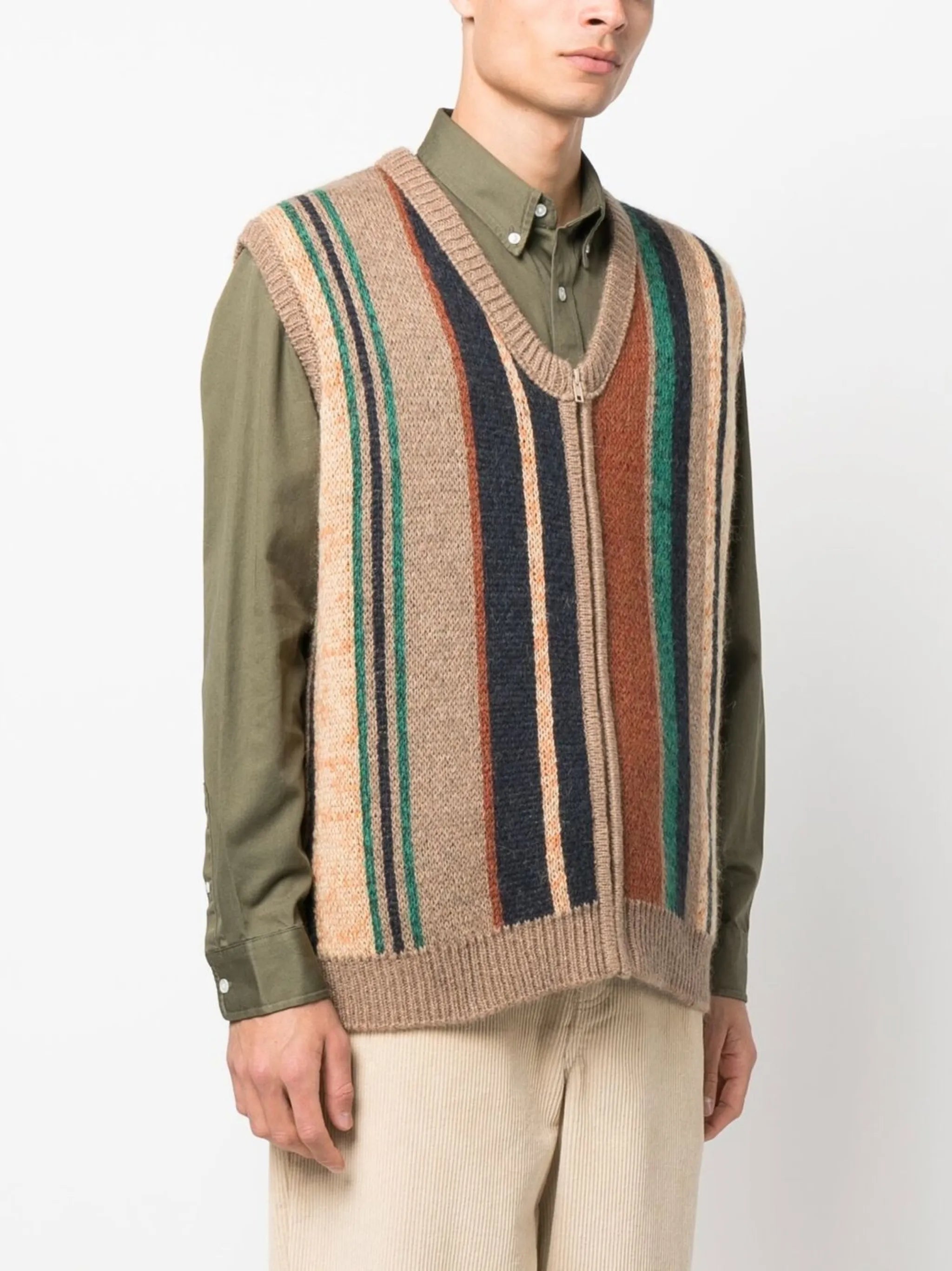 Larry striped vest